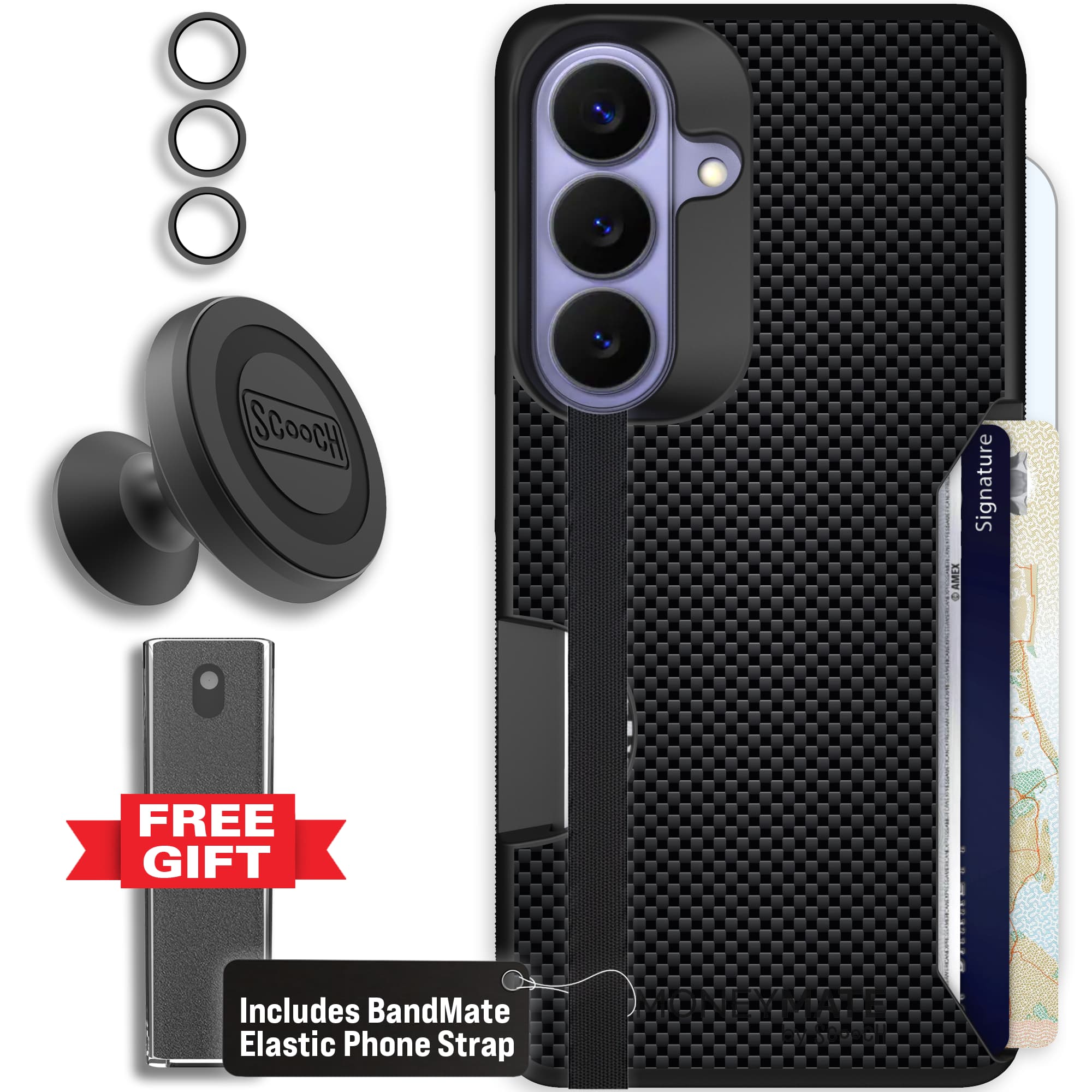 Moneymate - S26 - Carbon Fiber - Defender Bundle