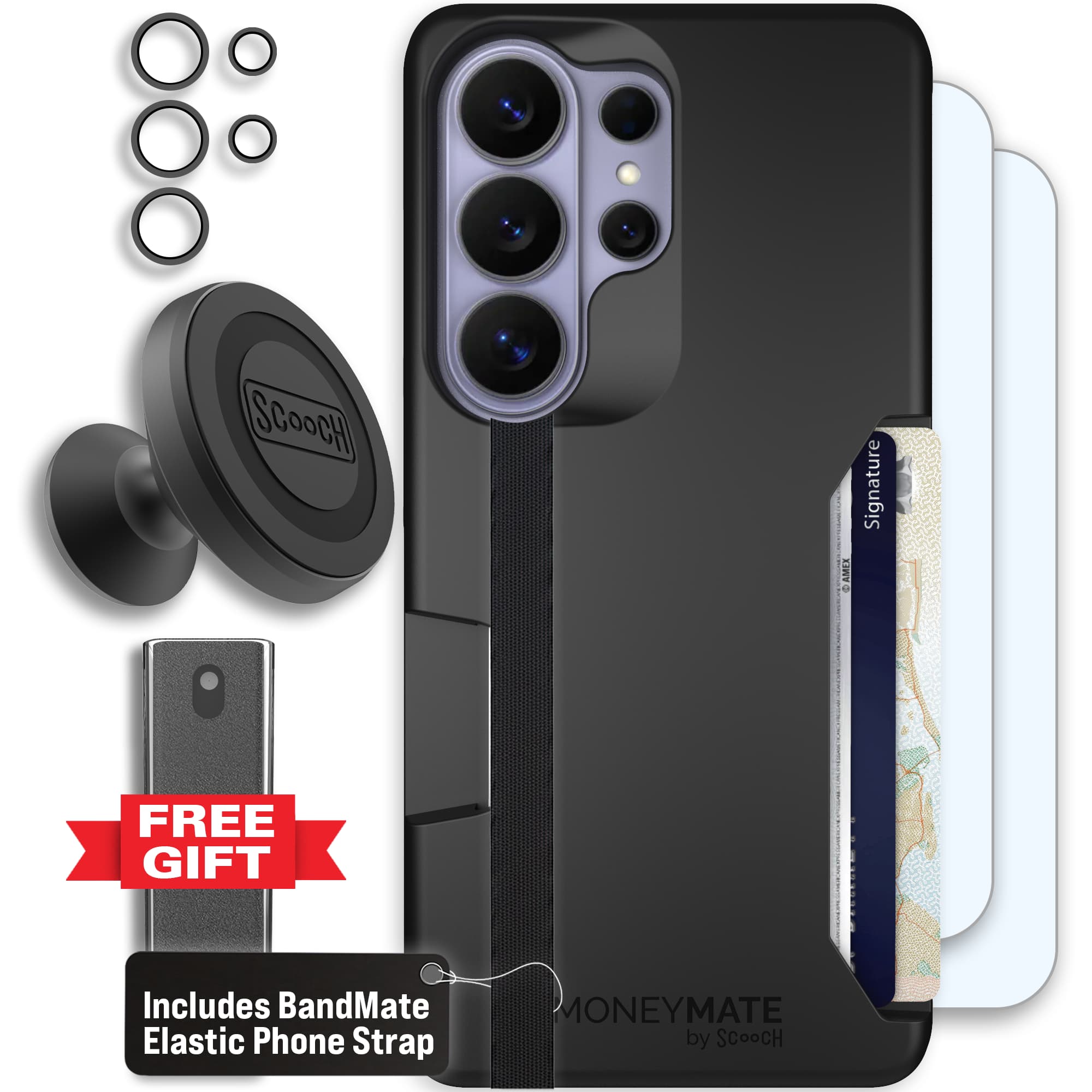 Moneymate - S26 Ultra - Black - Defender Bundle