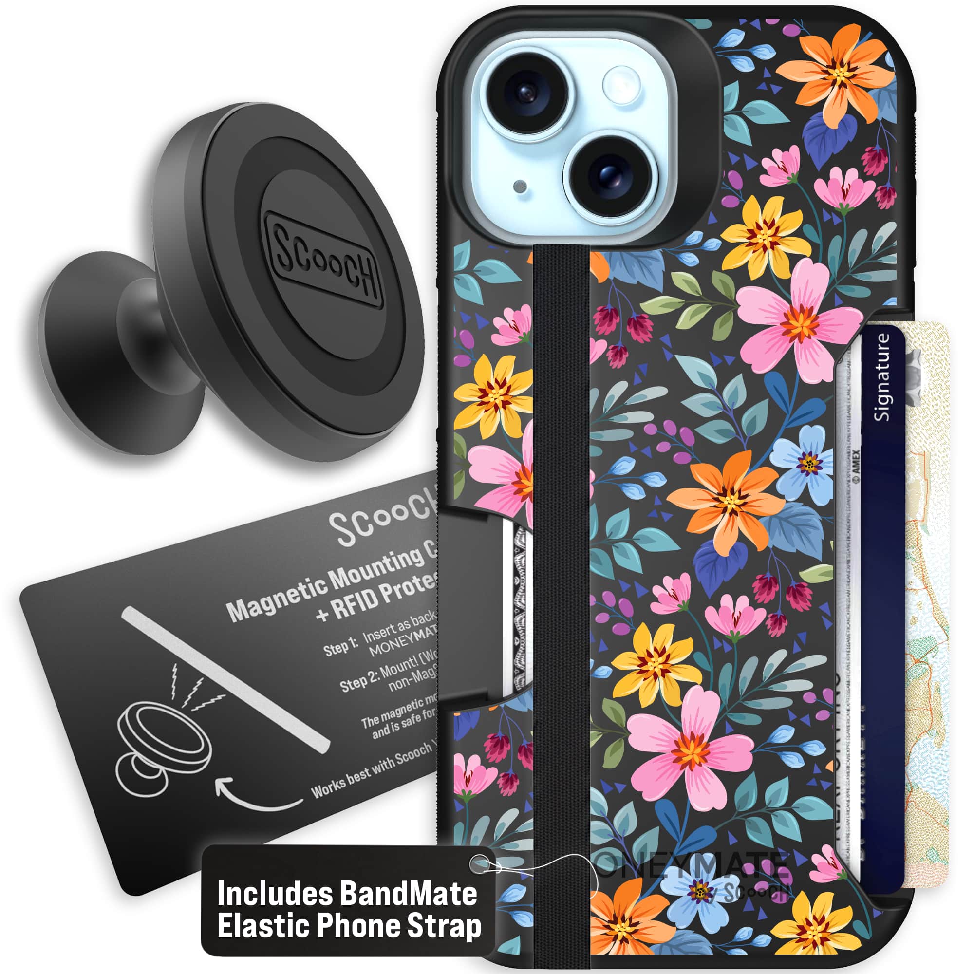 Moneymate - iPhone 15 - Full Bloom - Starter Bundle