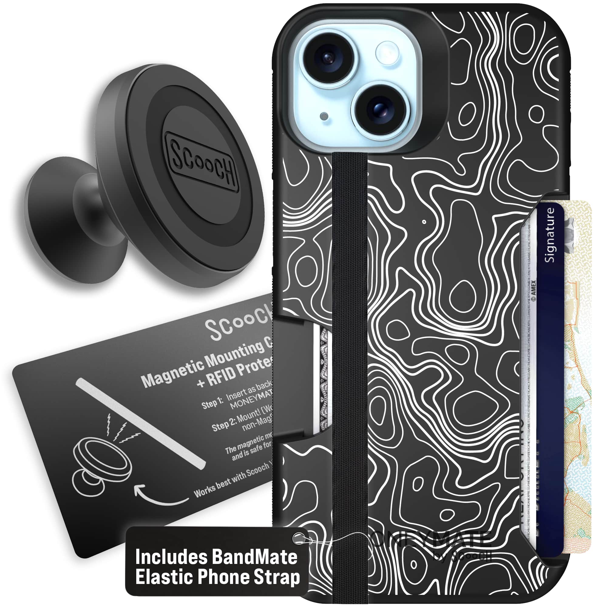 Moneymate - iPhone 15 - Topography - Starter Bundle