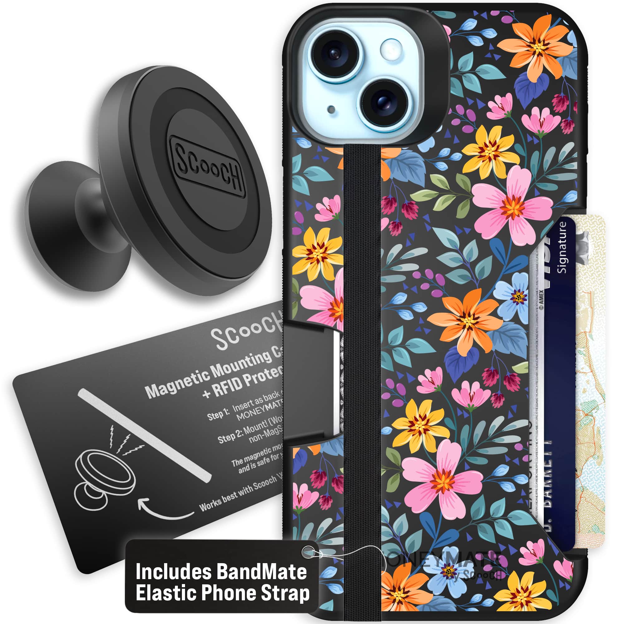 Moneymate - iPhone 15 Plus - Full Bloom - Starter Bundle