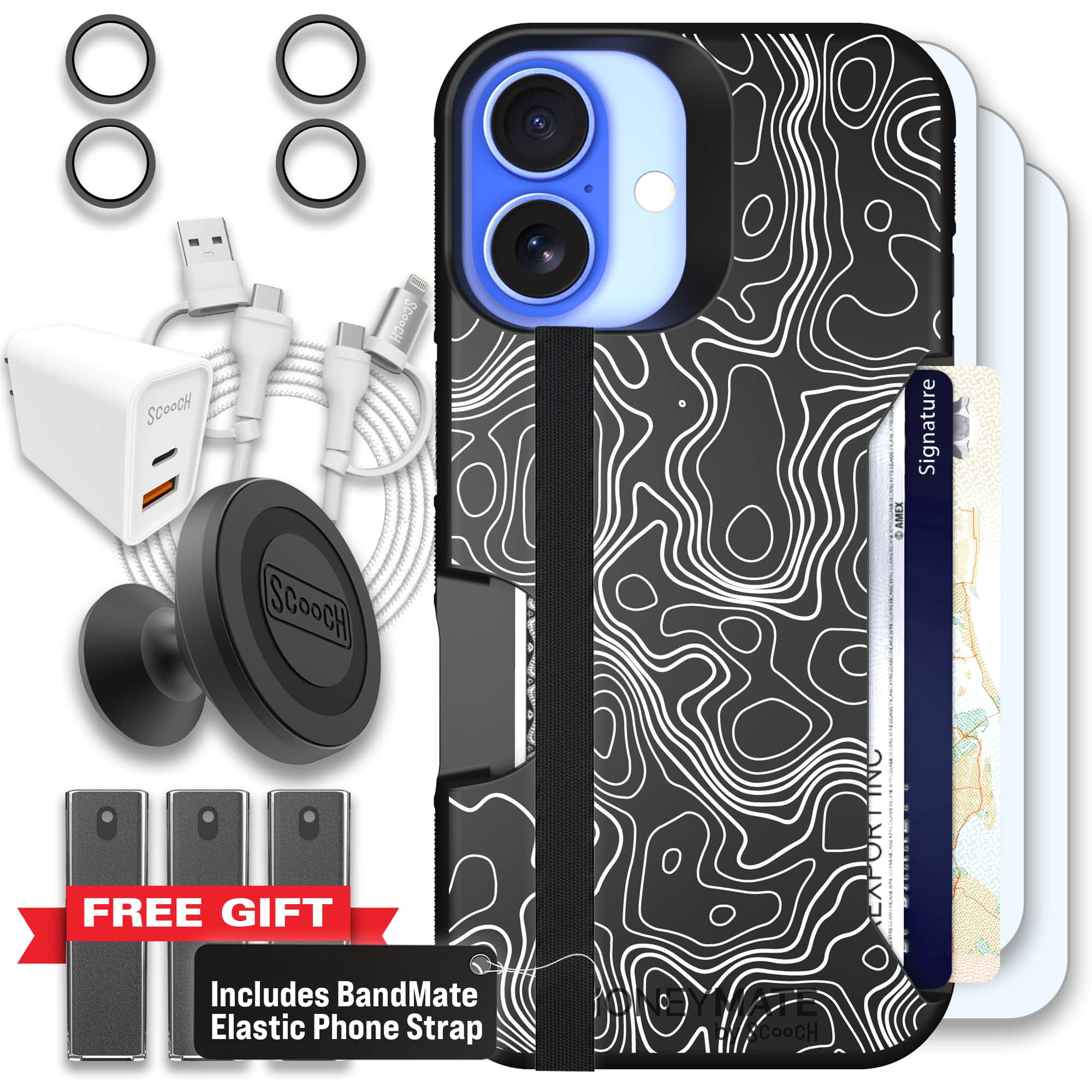 Moneymate - iPhone 16 - Topography - Ultimate Bundle