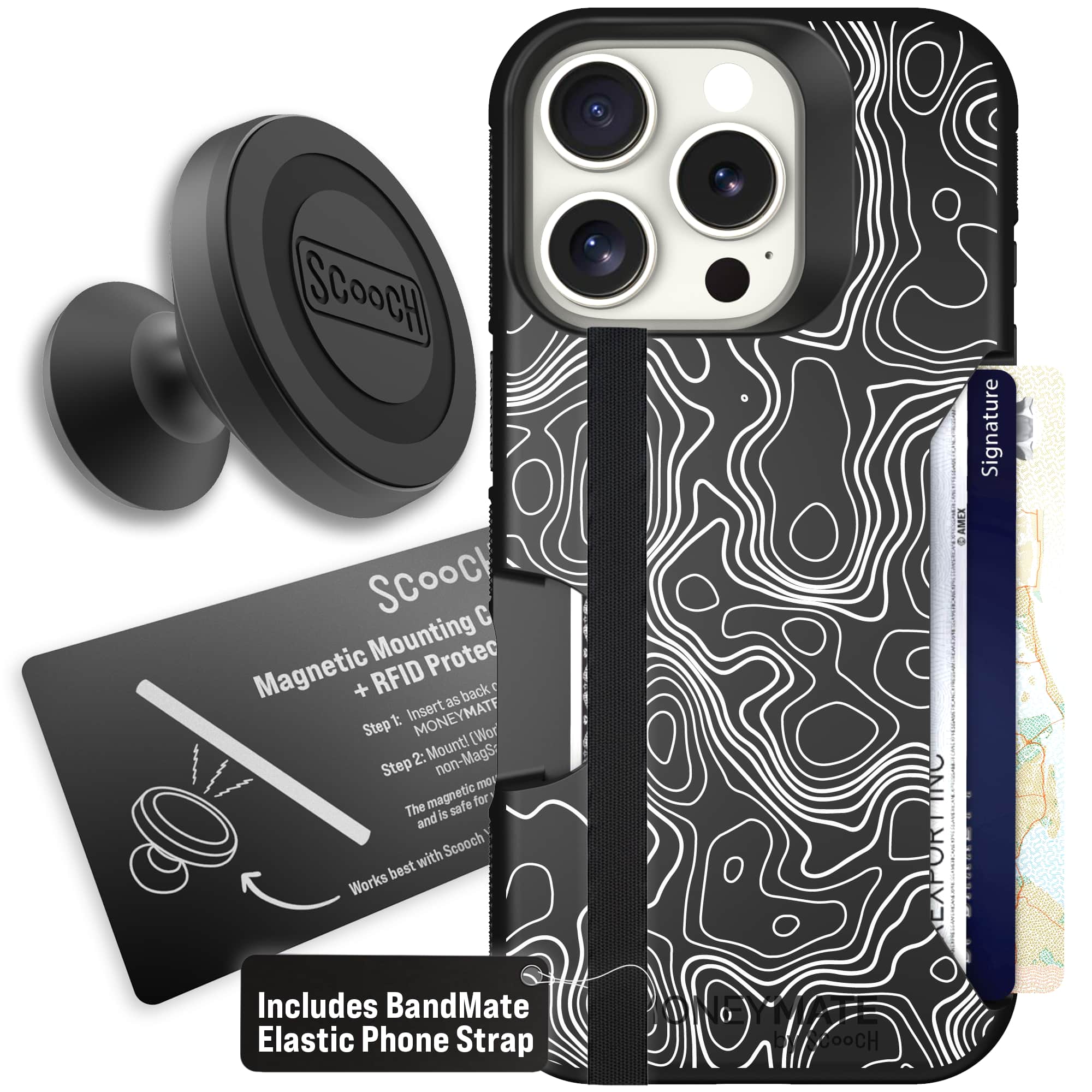 Moneymate - iPhone 16 Pro - Topography - Starter Bundle