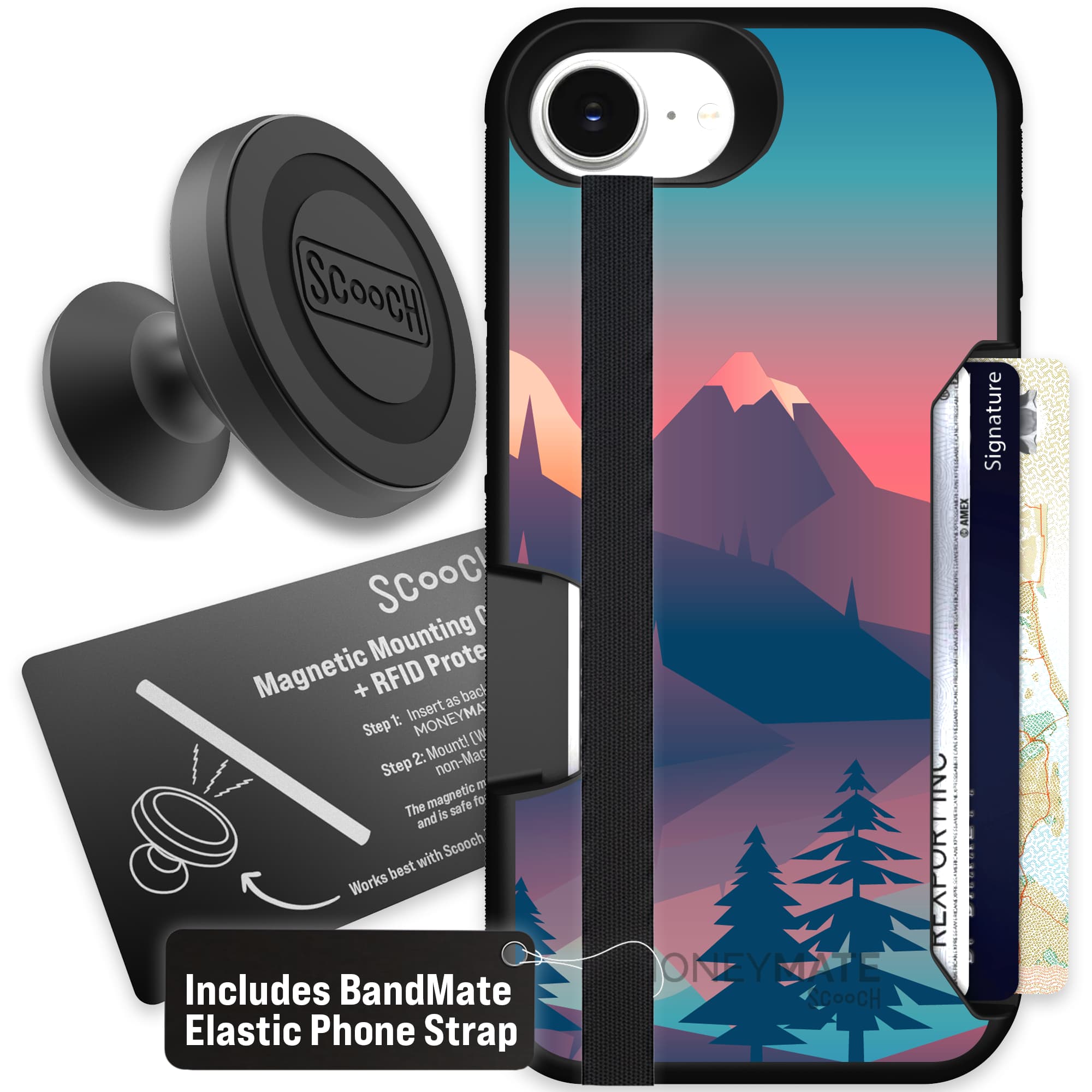 Moneymate - iPhone 16e - Mountain Range - Starter Bundle