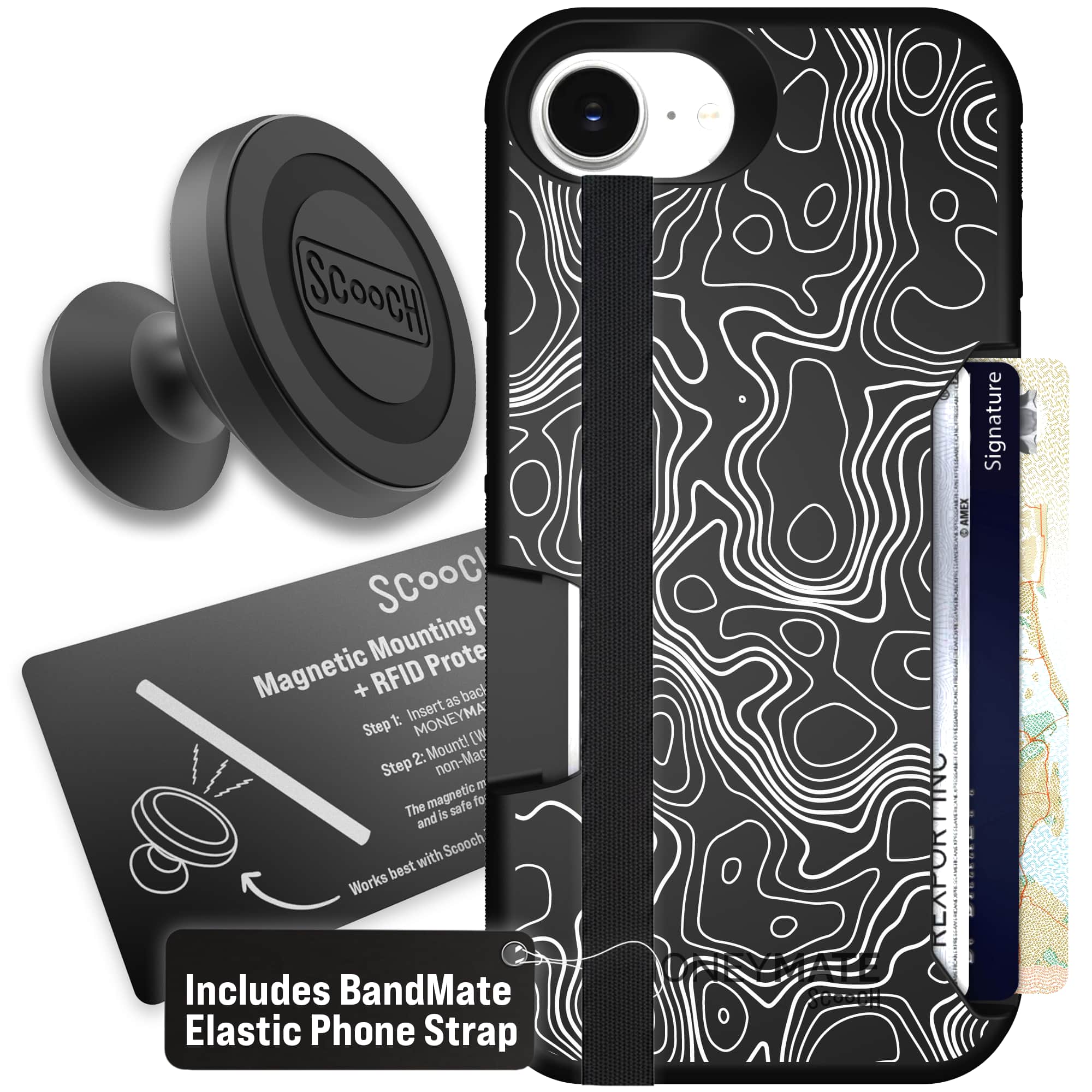 Moneymate - iPhone 16e - Topography - Starter Bundle