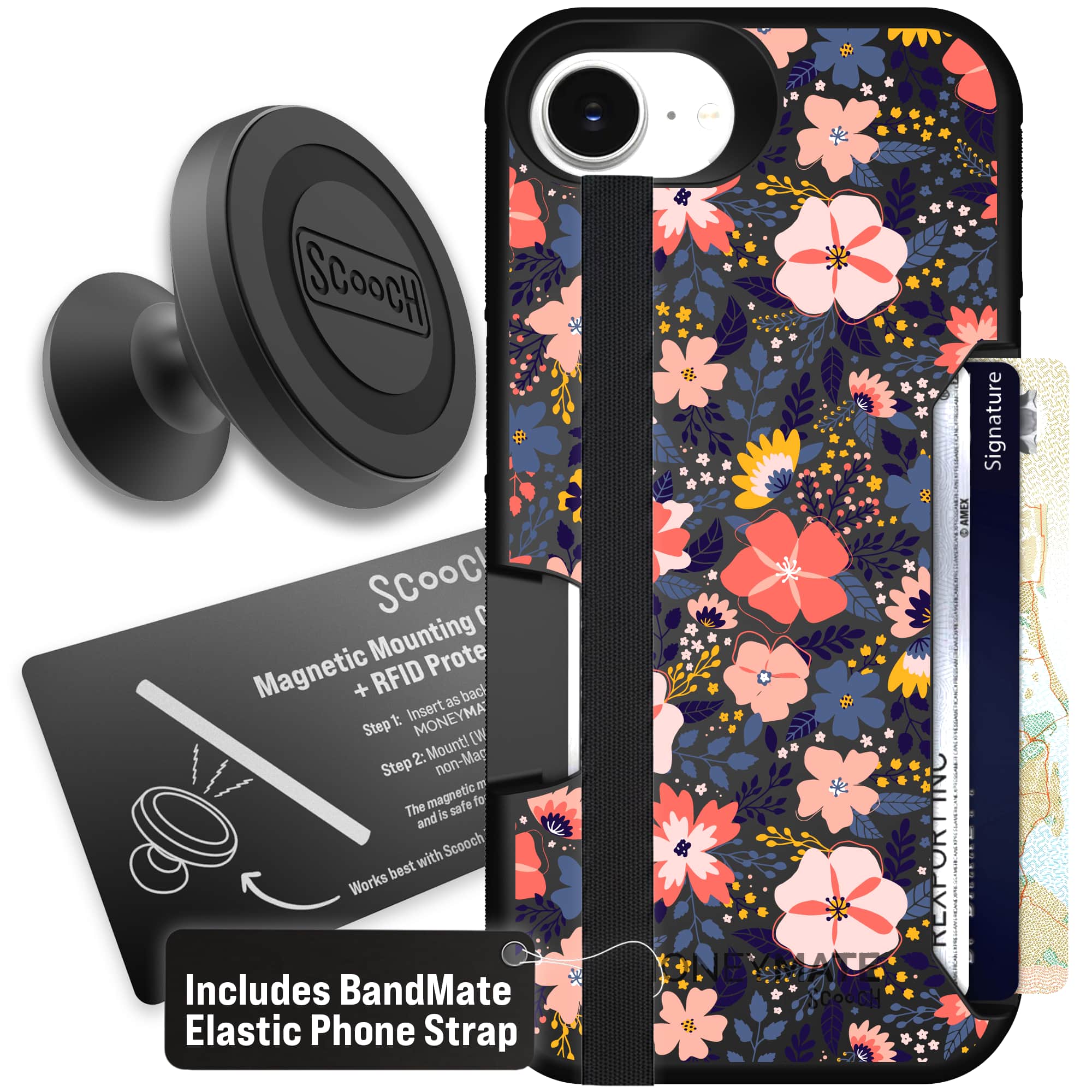 Moneymate - iPhone 16e - Wildflowers - Starter Bundle