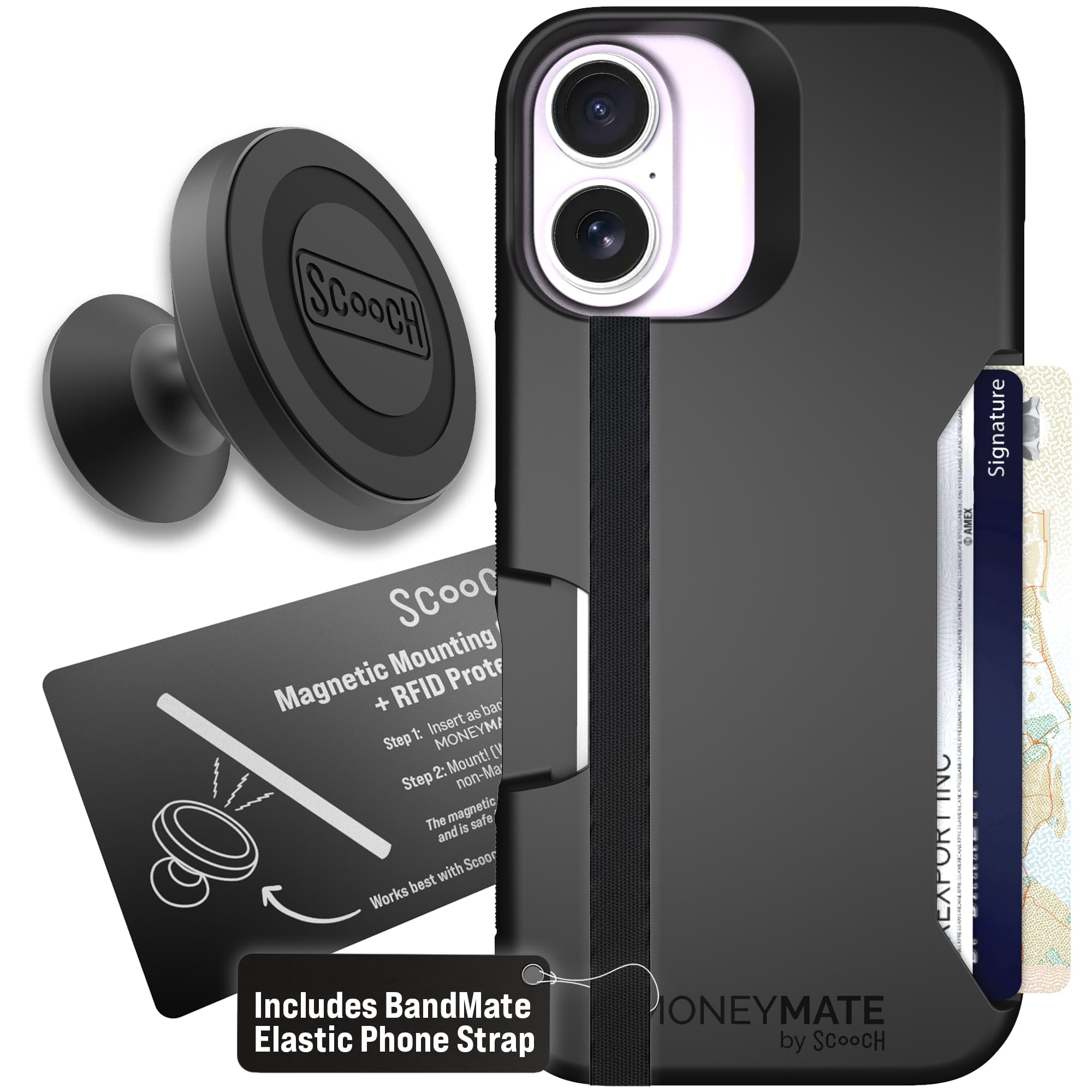 Moneymate - iPhone 17 - Black - Starter Bundle