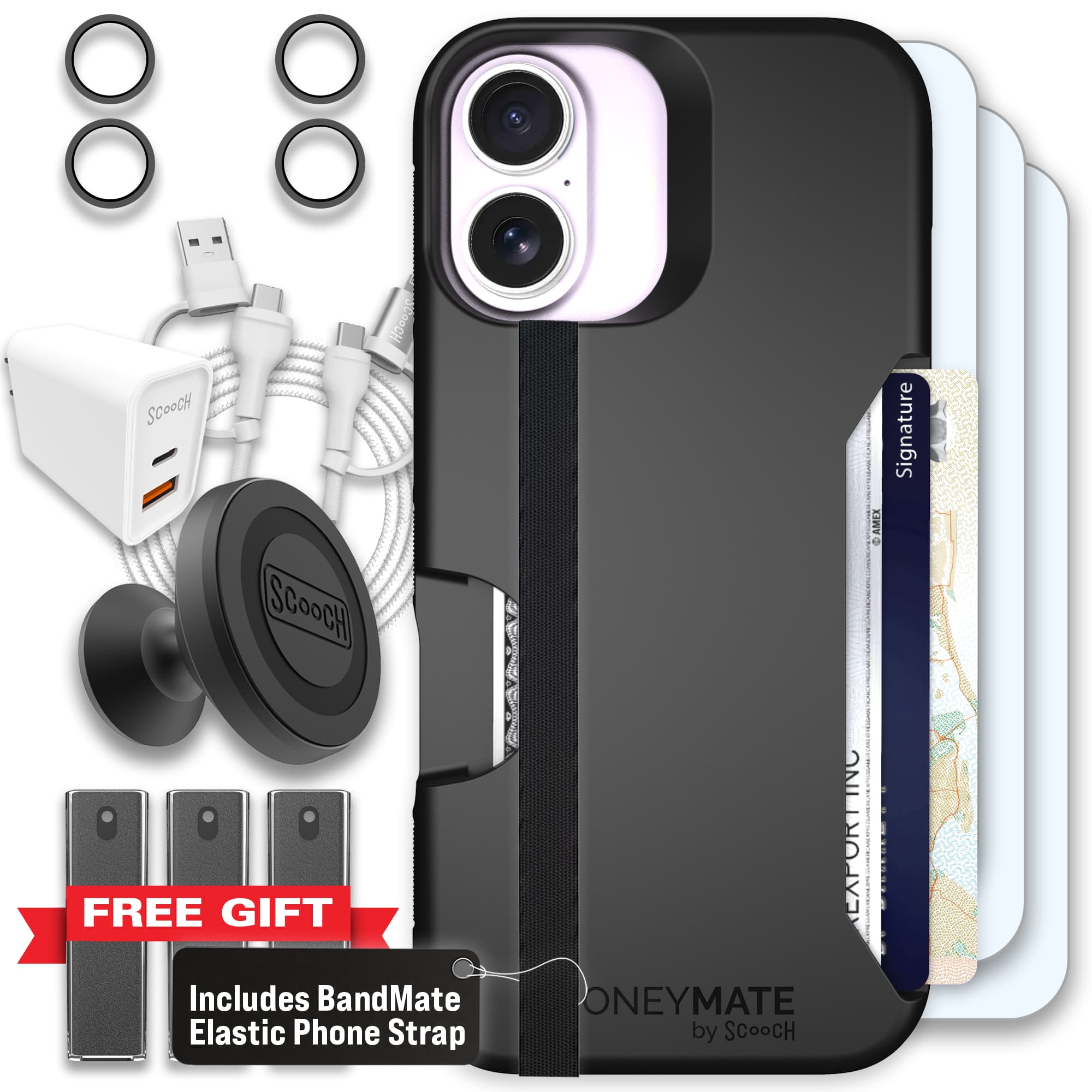 Moneymate - iPhone 17 - Black - Ultimate Bundle