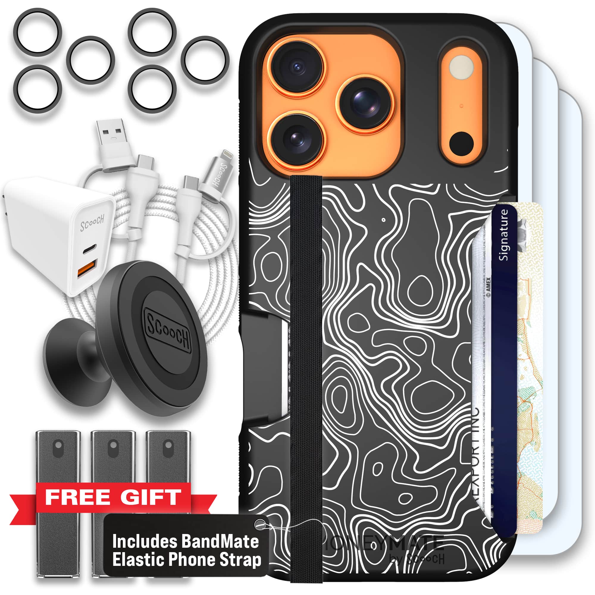 Moneymate - iPhone 17 Pro - Topography - Ultimate Bundle