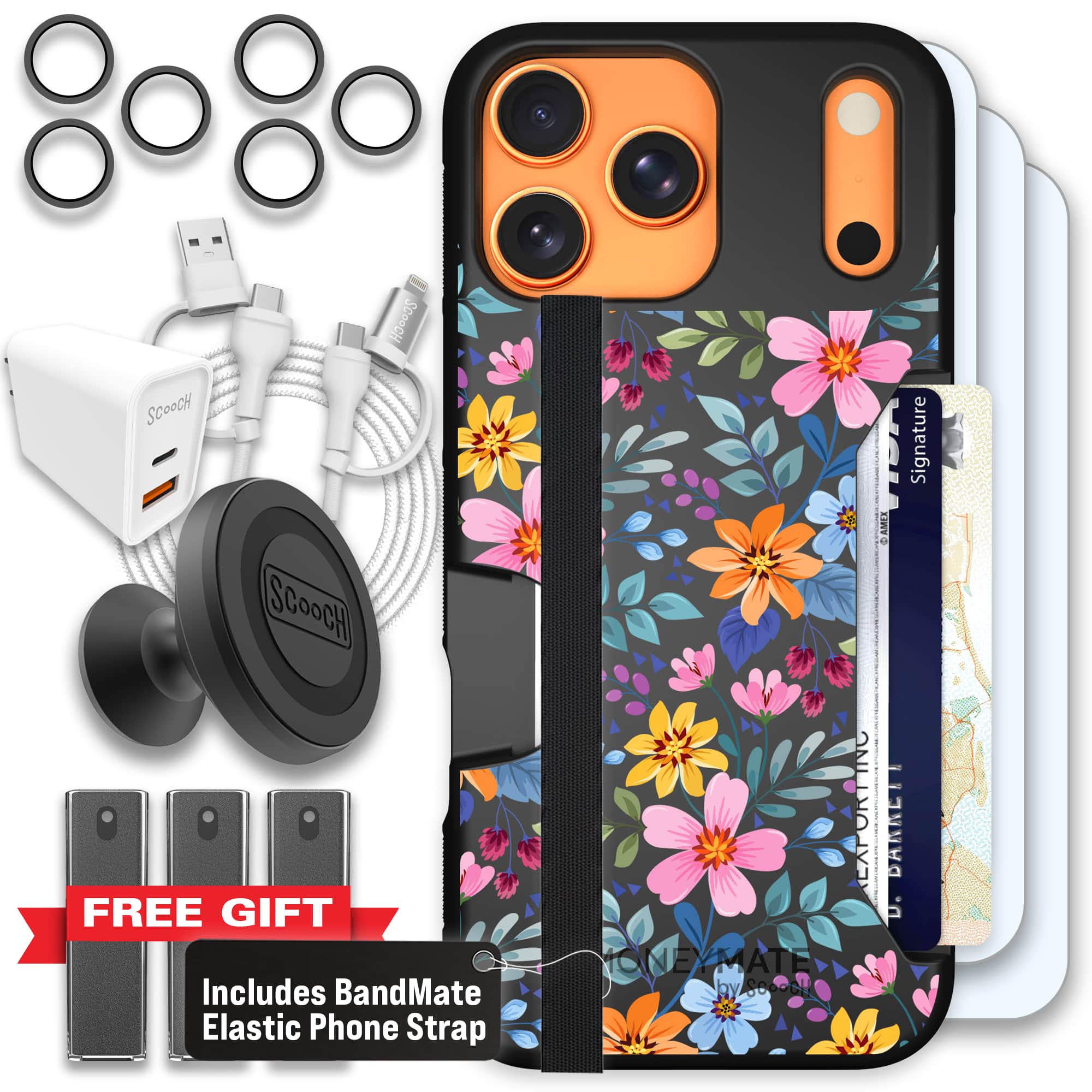 Moneymate - iPhone 17 Pro Max - Full Bloom - Ultimate Bundle