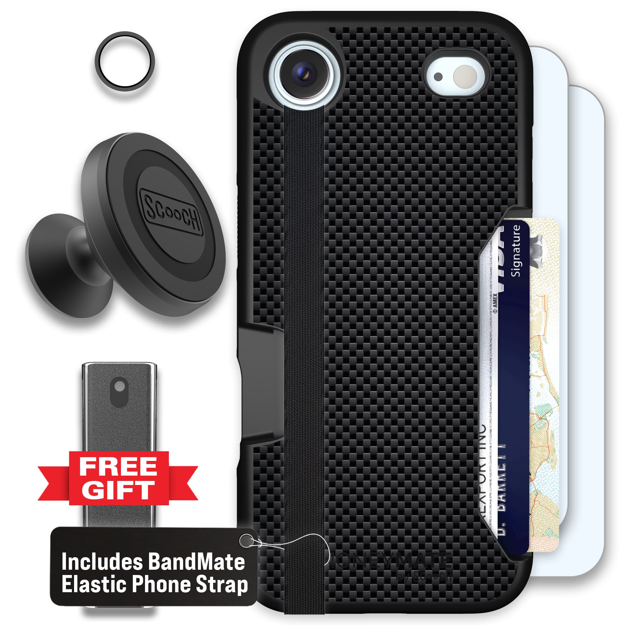 Moneymate - iPhone Air - Carbon Fiber - Defender Bundle