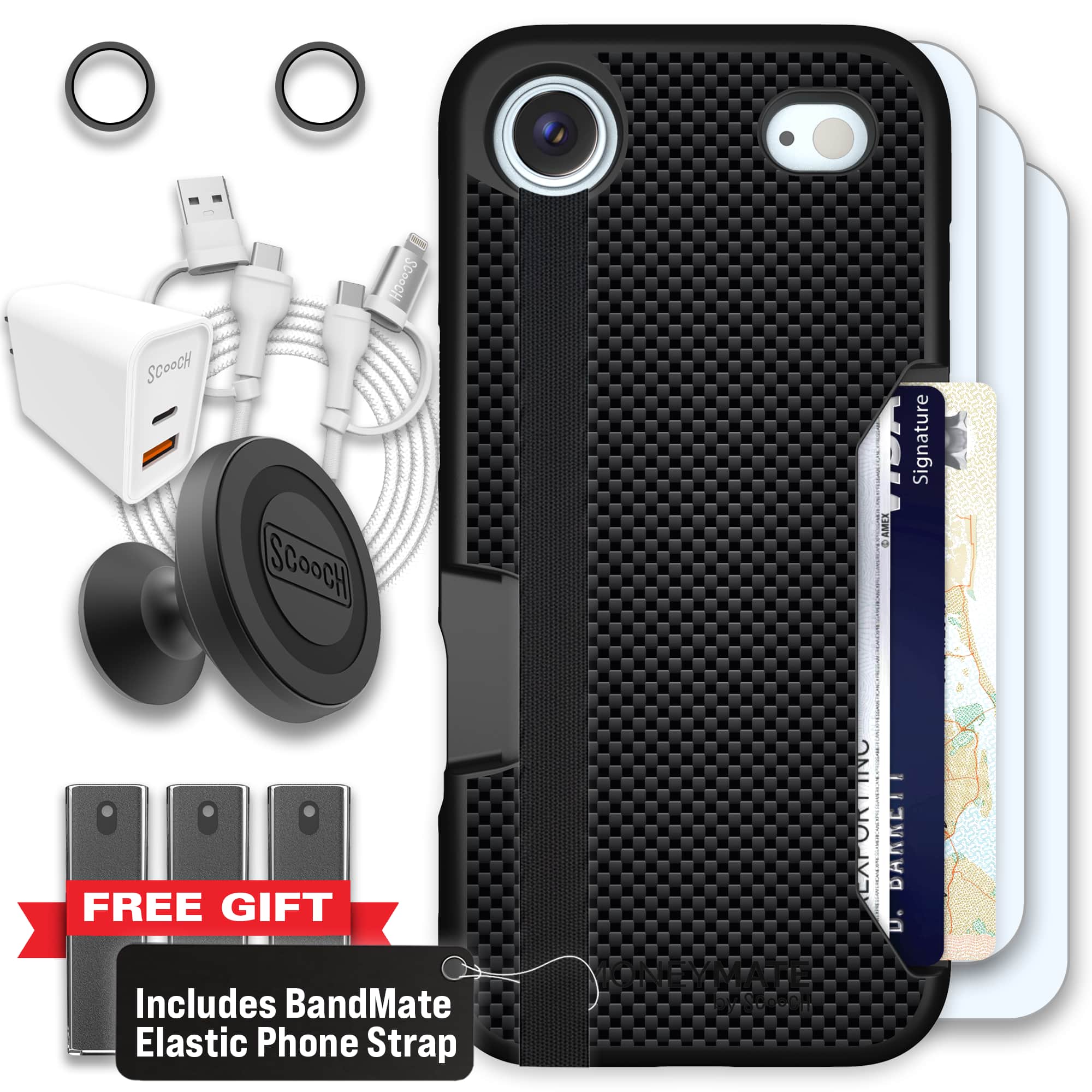 Moneymate - iPhone Air - Carbon Fiber - Ultimate Bundle