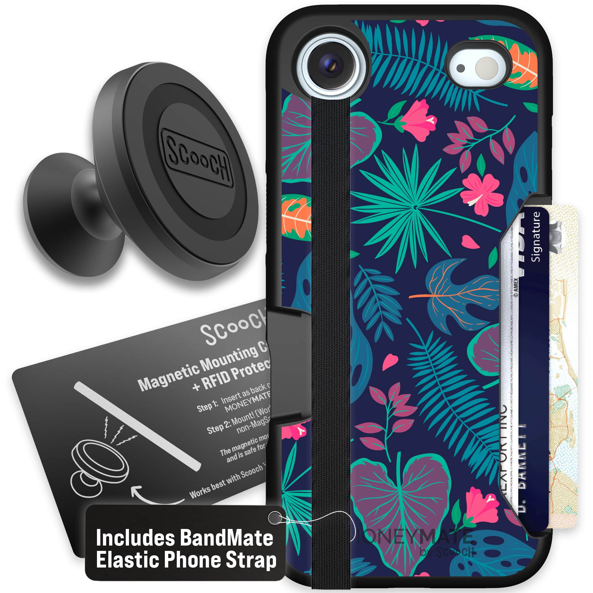 Moneymate - iPhone Air - Tropical Leaves - Starter Bundle