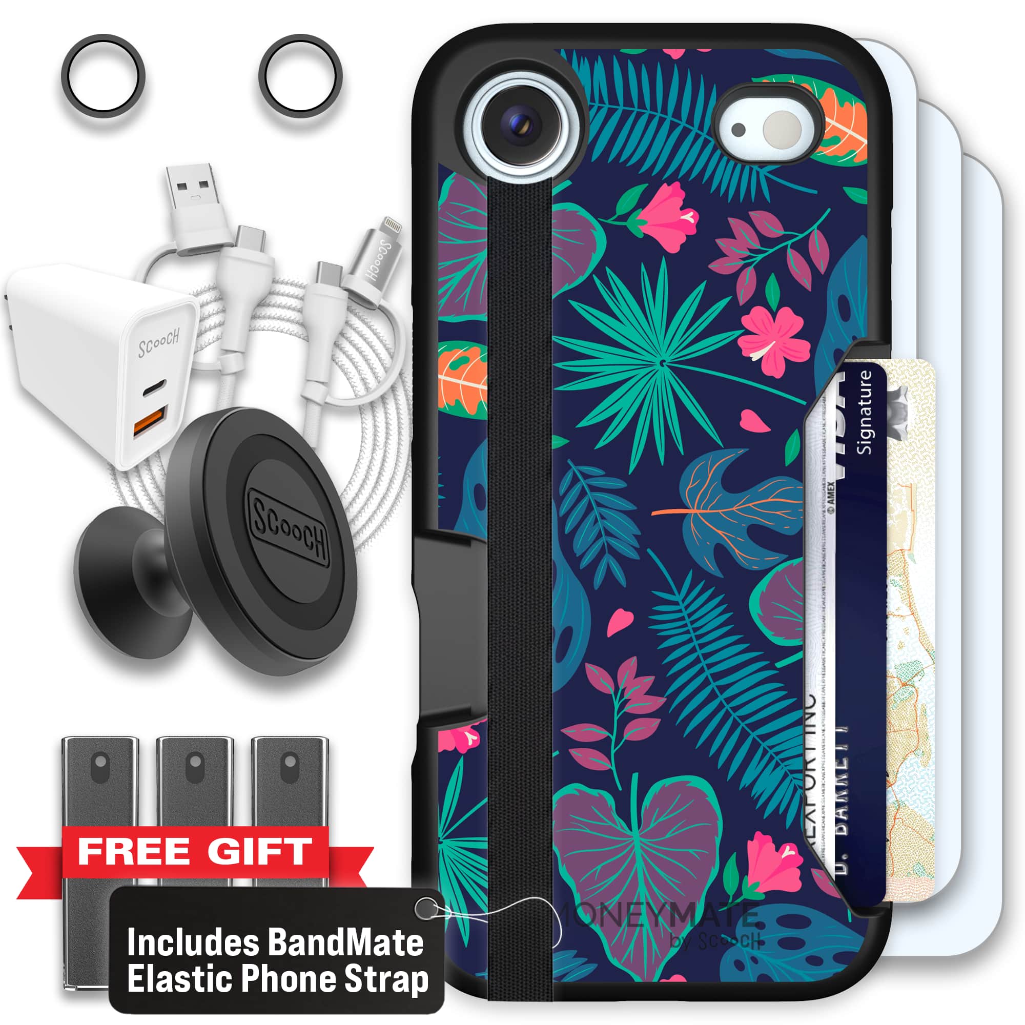 Moneymate - iPhone Air - Tropical Leaves - Ultimate Bundle