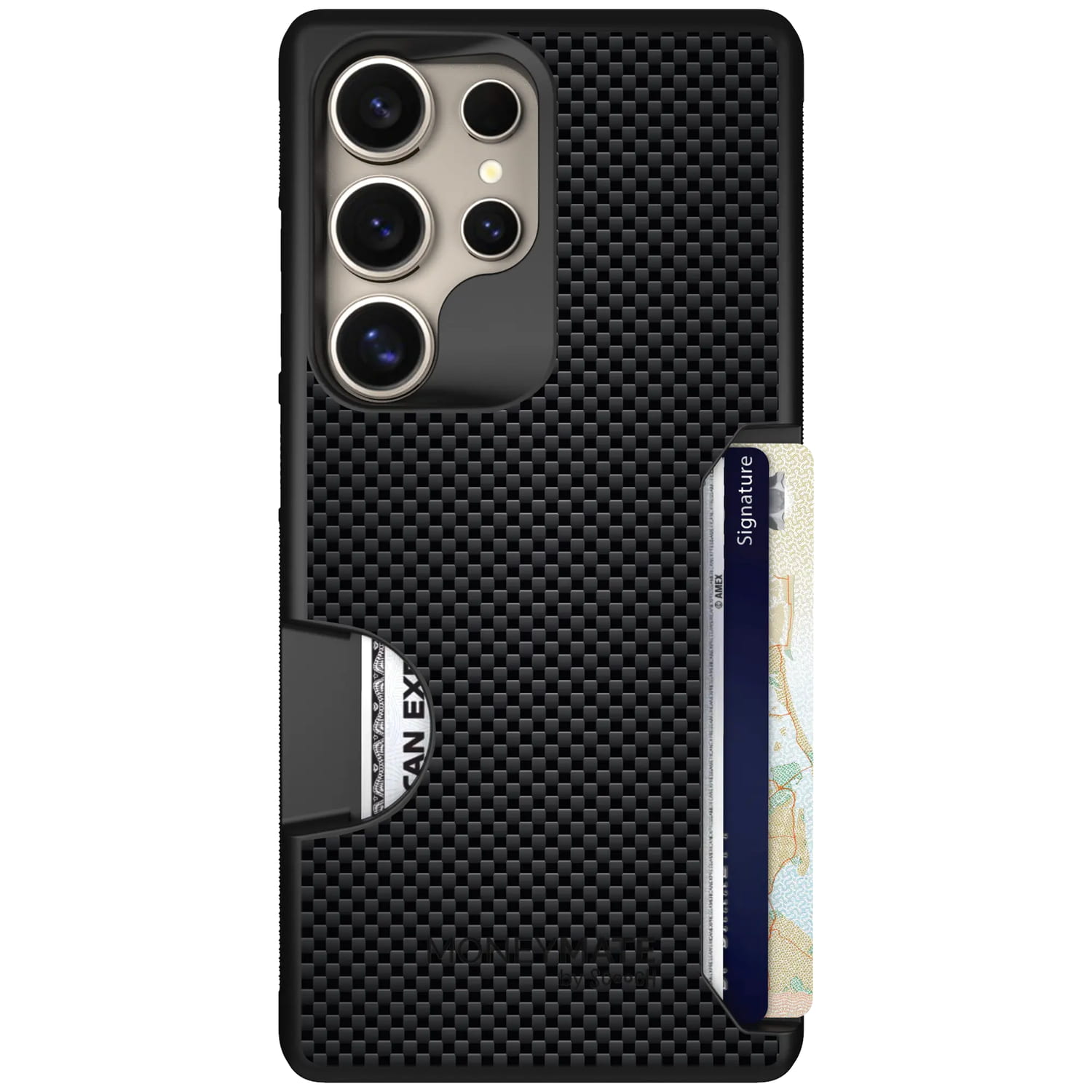 Scooch-Moneymate for Samsung Galaxy S25 Ultra-Carbon-Fiber