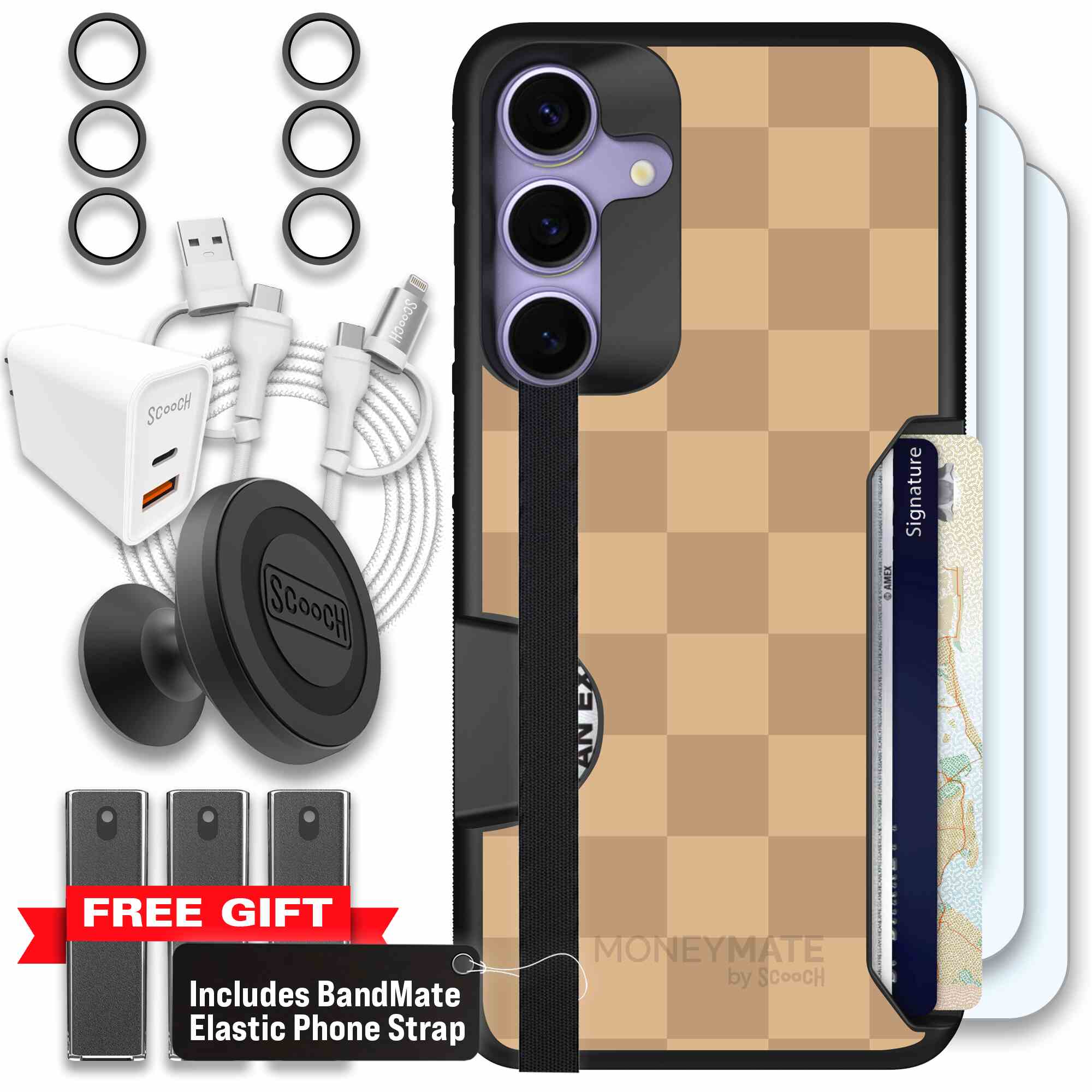 Checkered Beige | website | Galaxy S25+ | Ultimate Bundle