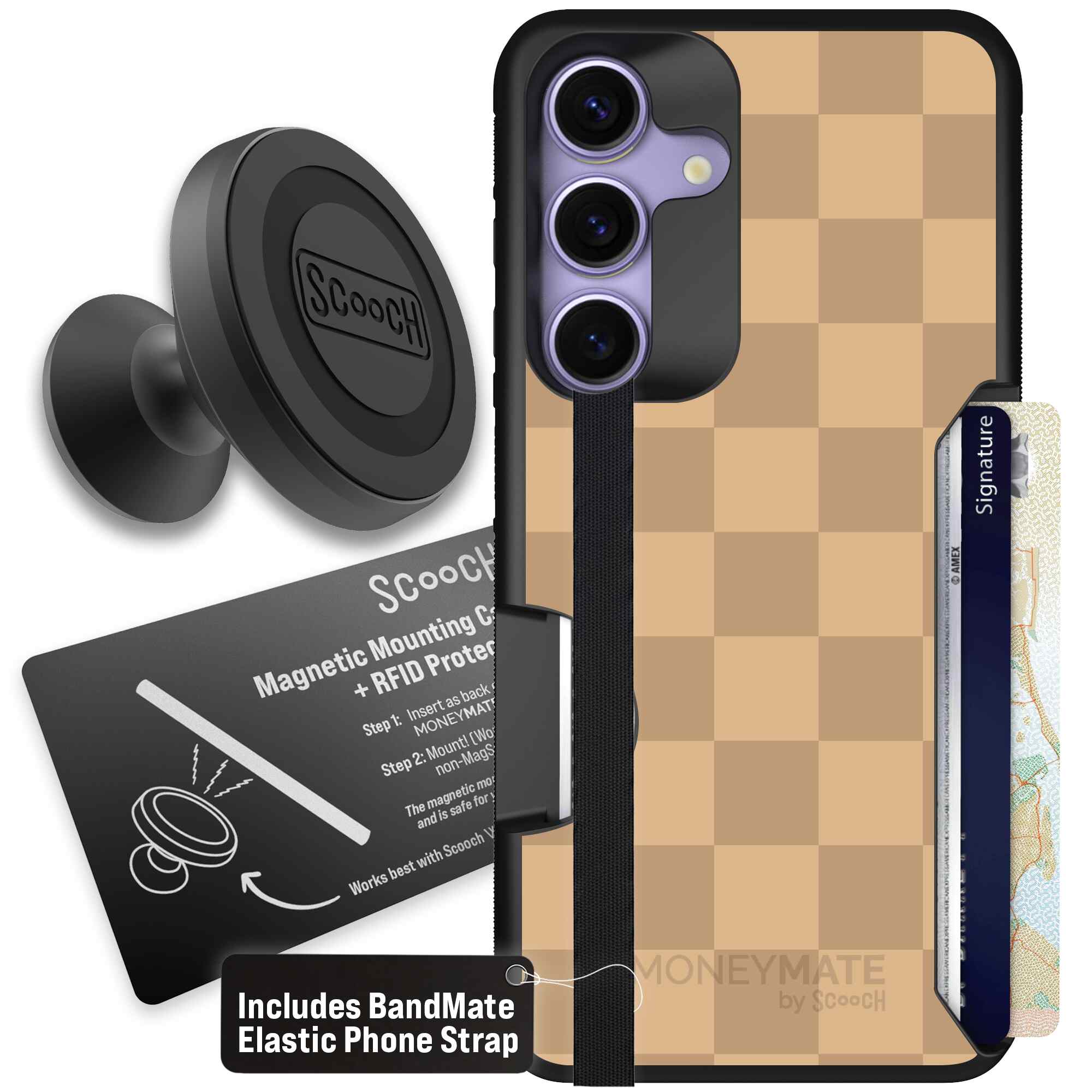 Checkered Beige | website | Galaxy S25 | Starter Bundle