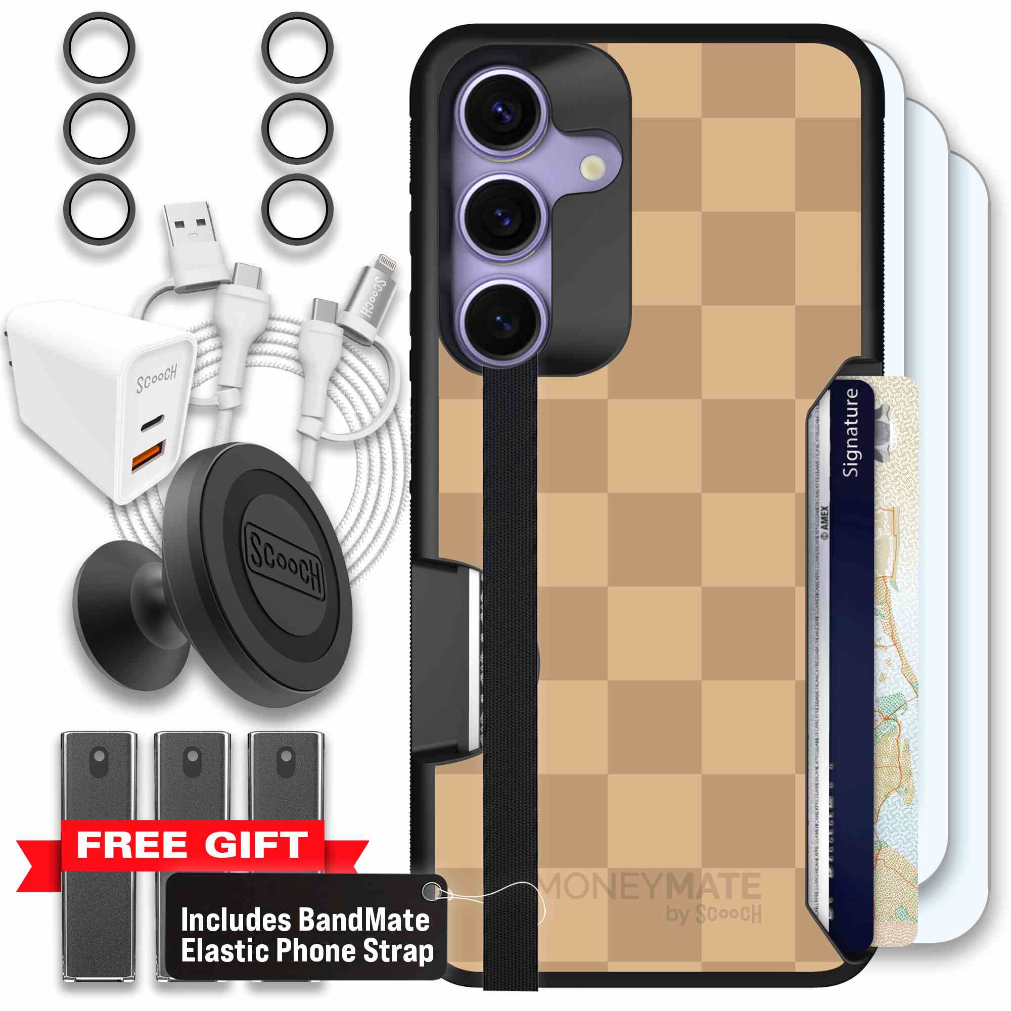 Checkered Beige | website | Galaxy S25 | Ultimate Bundle