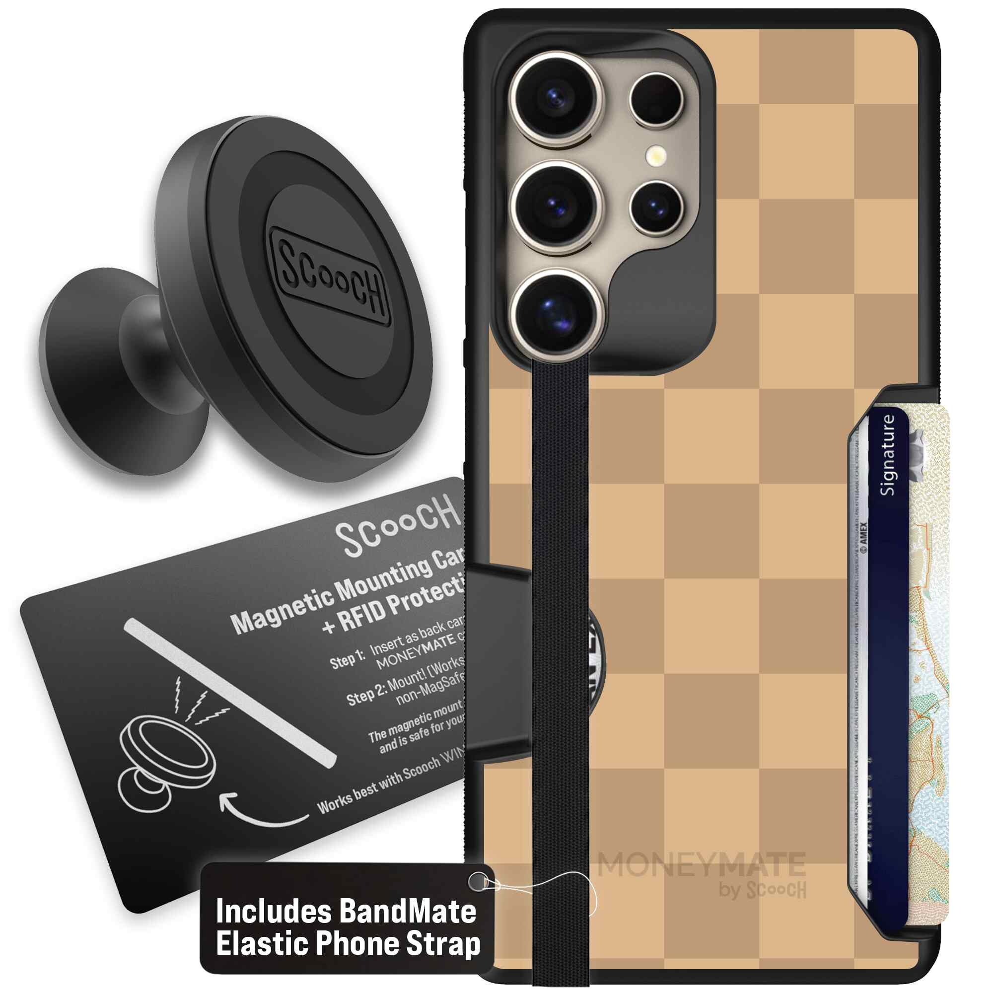 Checkered Beige | website | Galaxy S25 Ultra | Starter Bundle