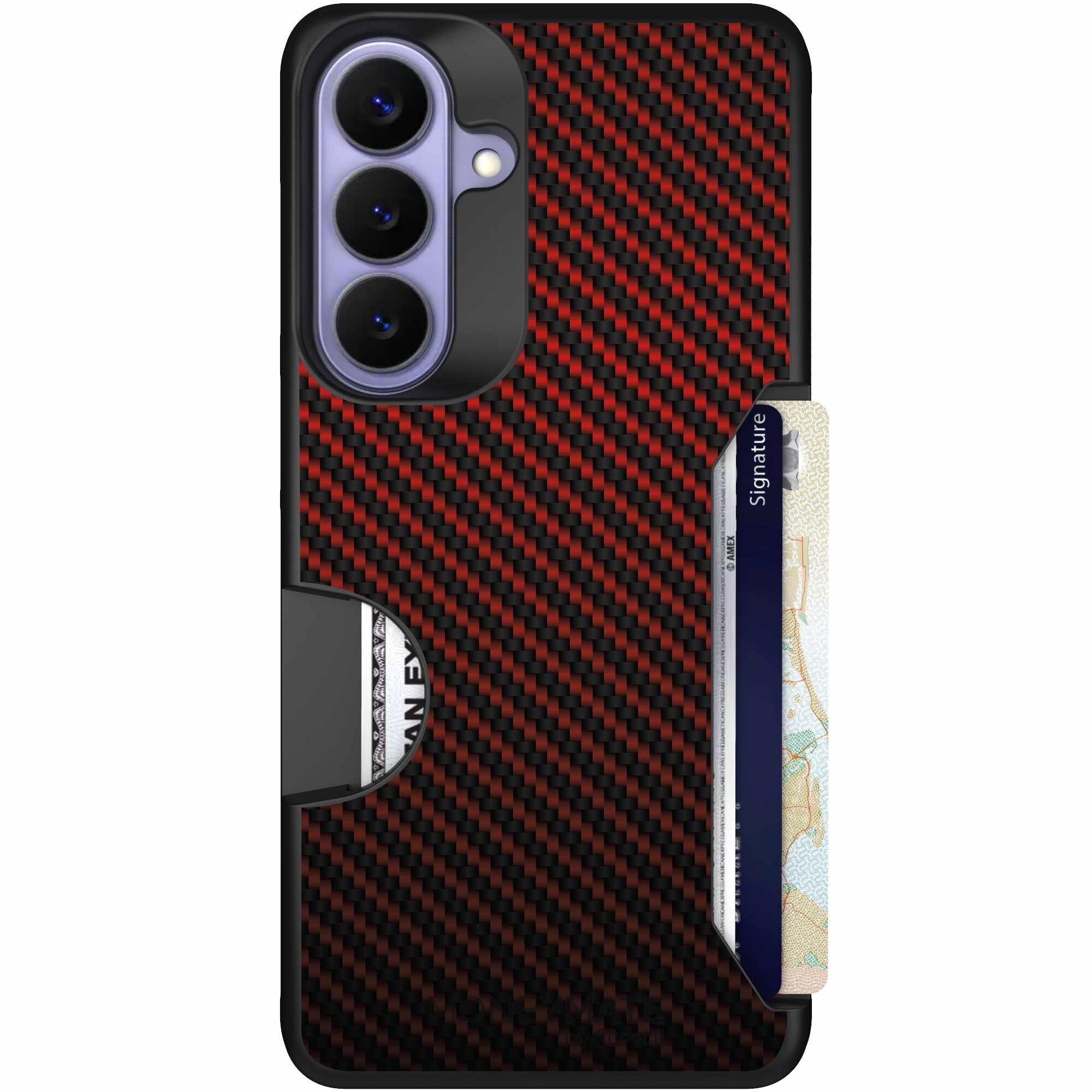 Red Carbon Fiber | website | Galaxy S26+ | Case
