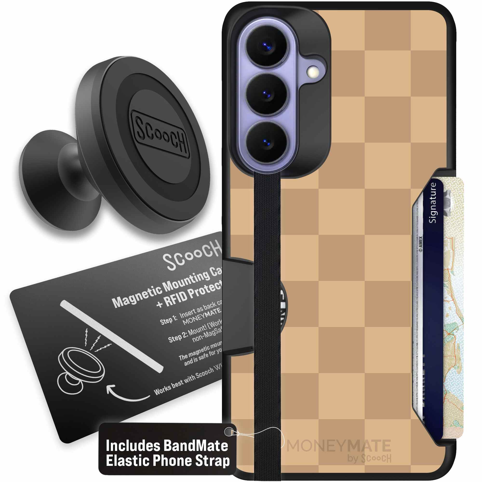 Checkered Beige | website | Galaxy S26+ | Starter Bundle