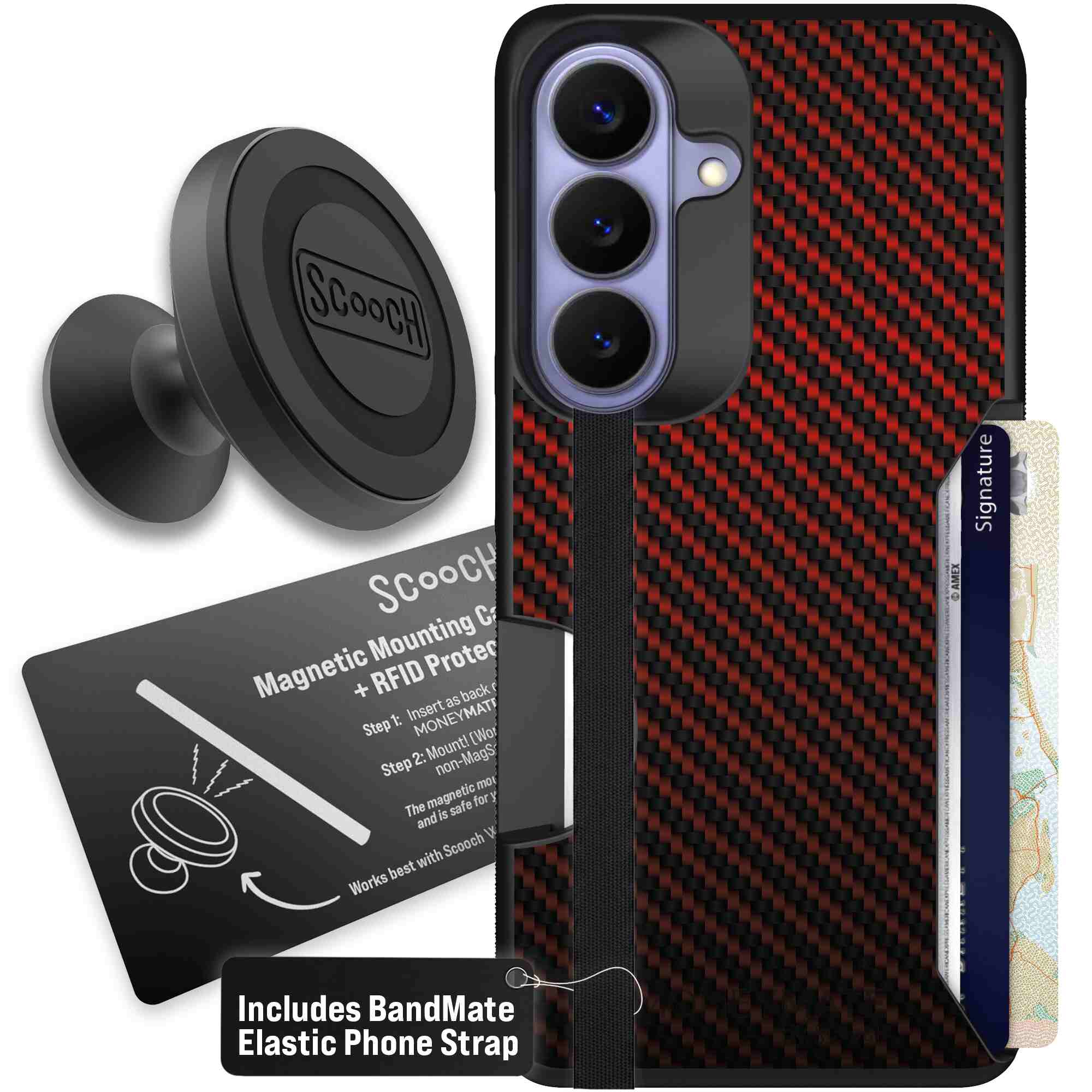 Red Carbon Fiber | website | Galaxy S26 | Starter Bundle