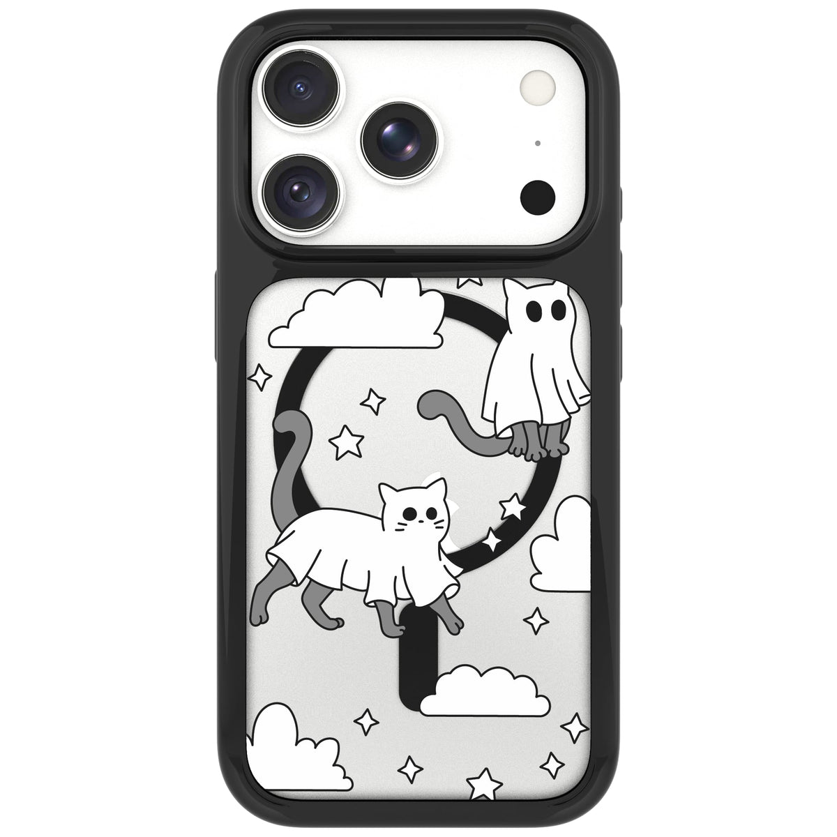 Scooch MagCase Scaredy Cats case featuring the original Scaredy Cats print