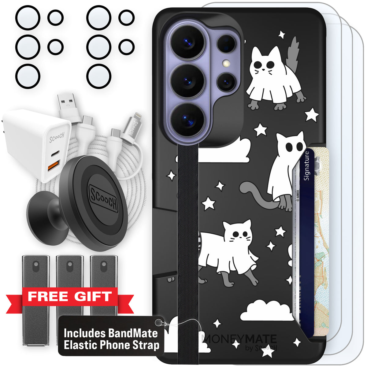 Scooch Moneymate Scaredy Cats ultimate bundle featuring the original Scaredy Cats print