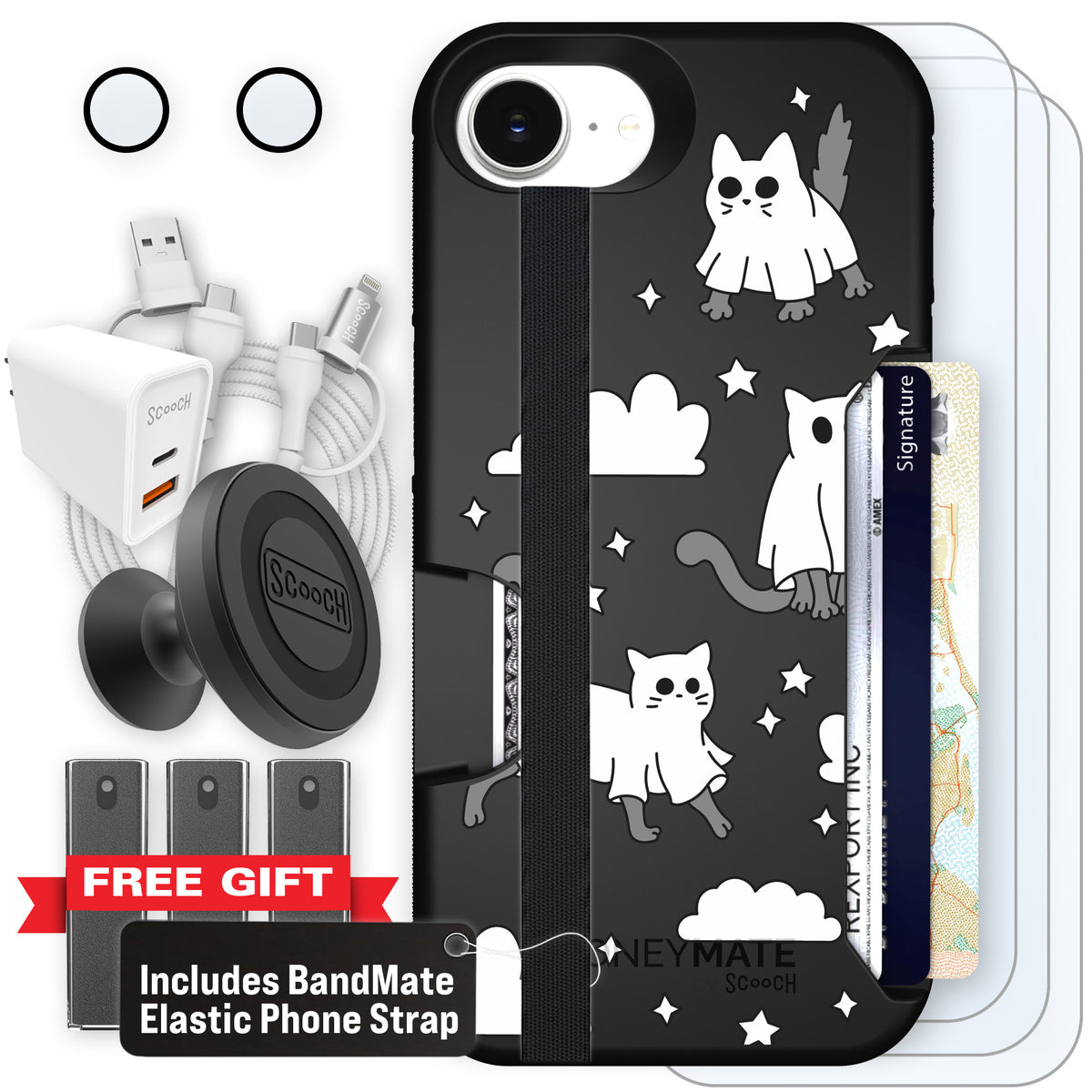 Scooch Moneymate Scaredy Cats ultimate bundle featuring the original Scaredy Cats print