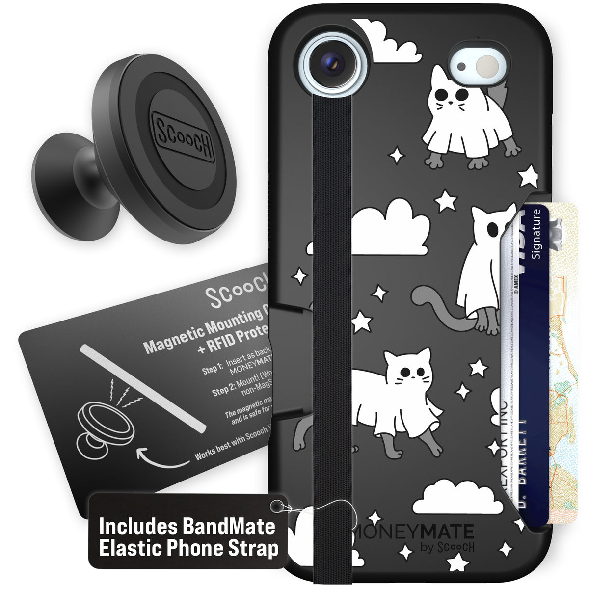 Scooch Moneymate Scaredy Cats starter bundle featuring the original Scaredy Cats print