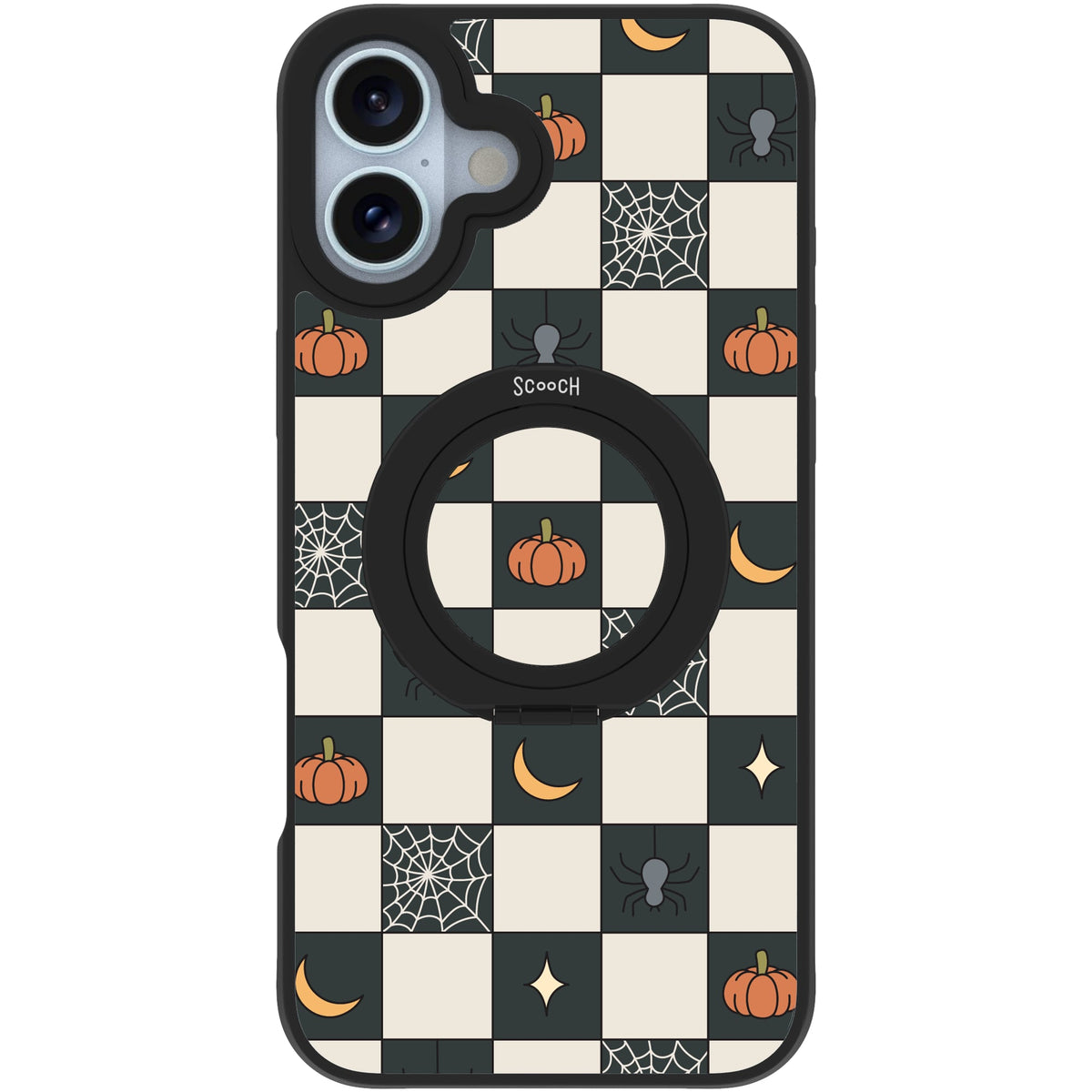 Scooch MagCase Spooky Squares case featuring the original Spooky Squares print