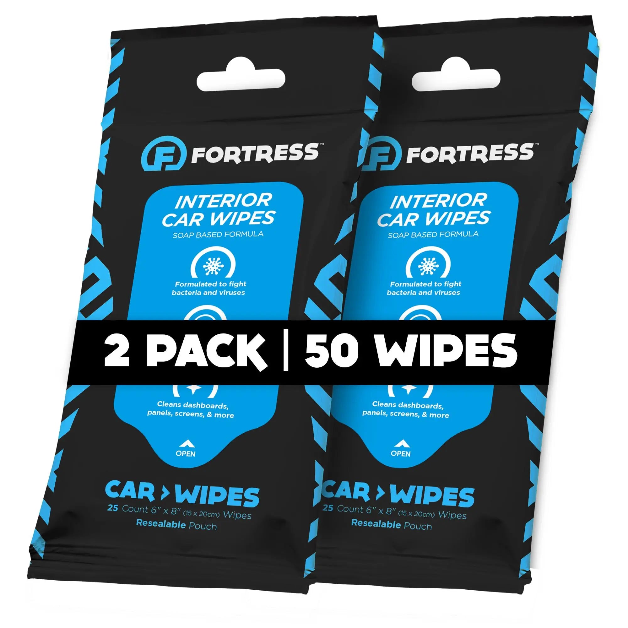 Scooch-Car Wipes (25 ct.) To-Go Wipes for Car Interiors-2-Pack-No