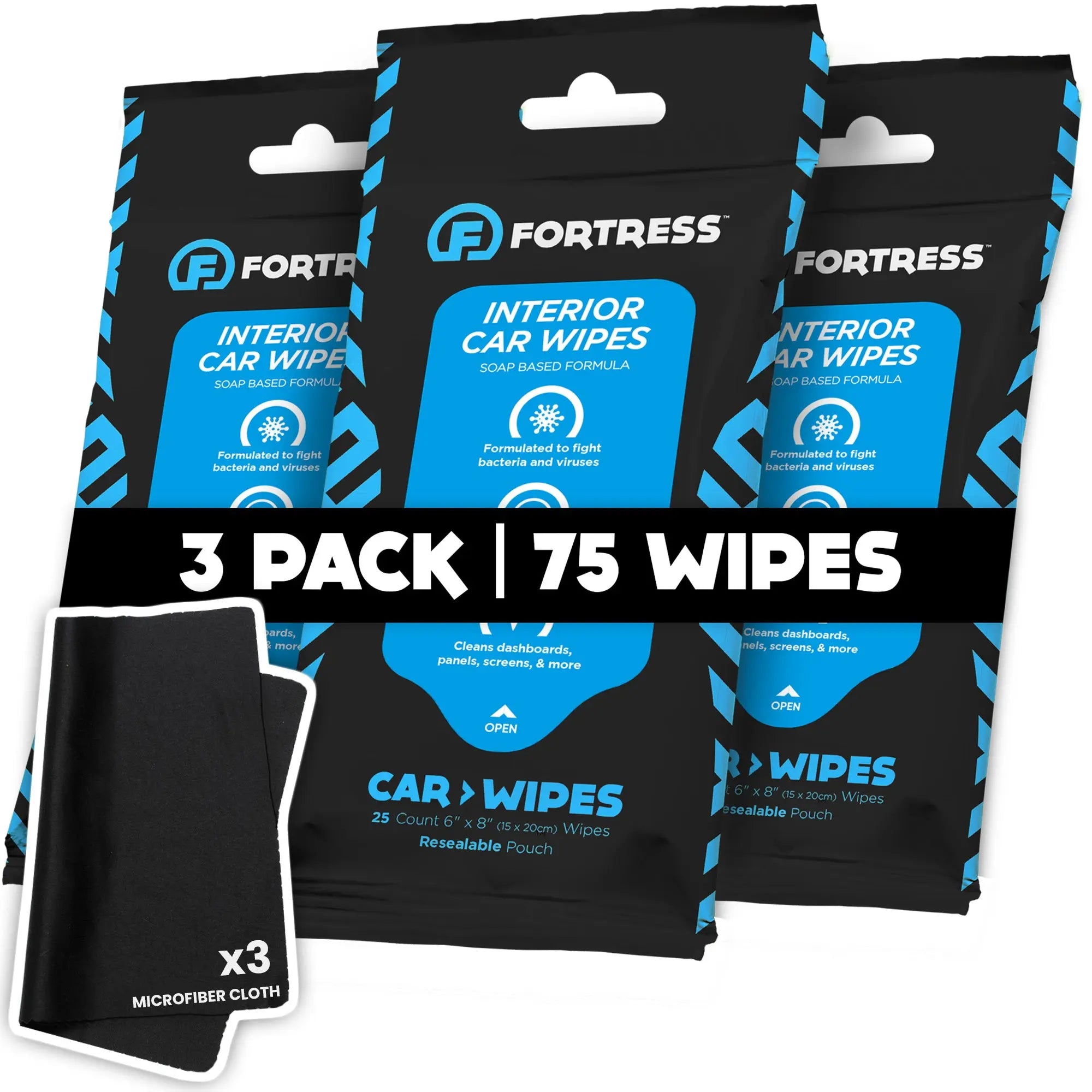 Scooch-Car Wipes (25 ct.) To-Go Wipes for Car Interiors-3-Pack-Yes