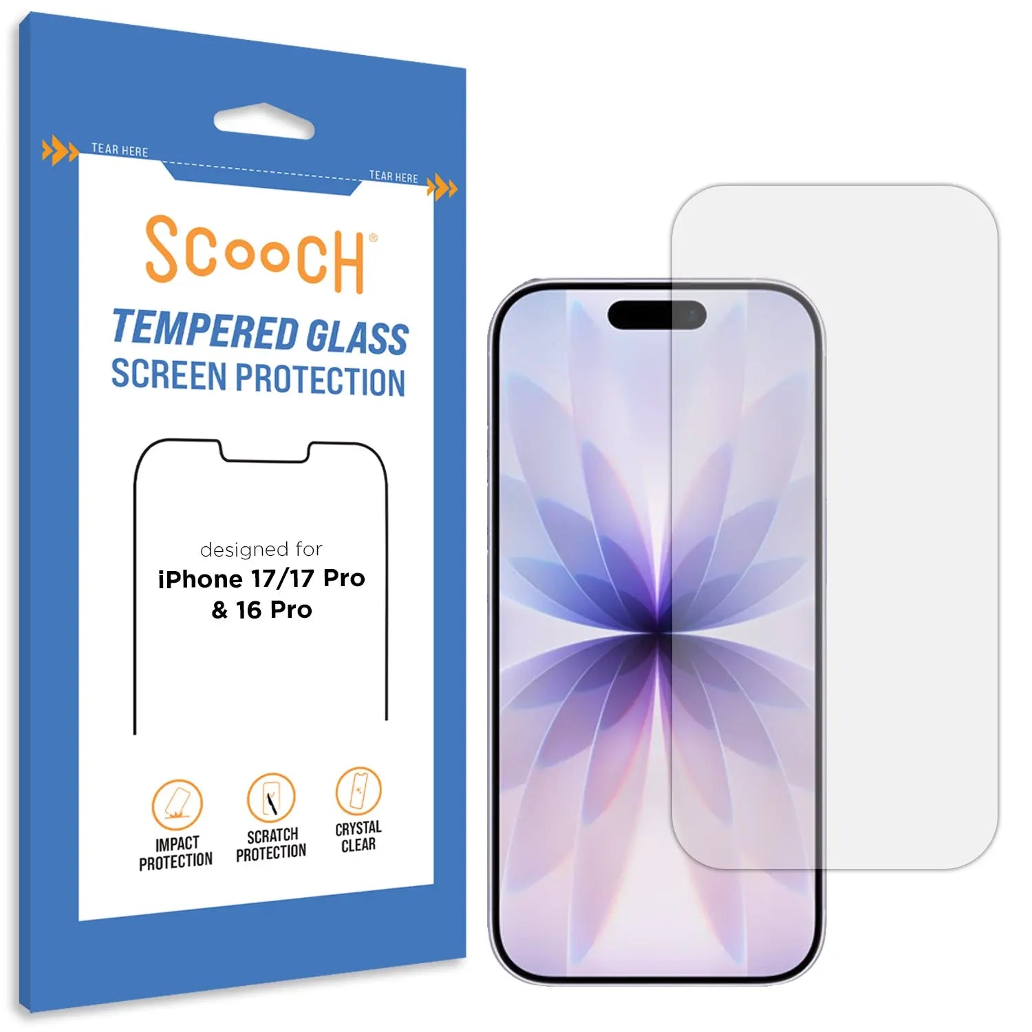 Scooch-Free Screen Protector or Camera Protector (Just Pay Shipping)-iPhone 17 Screen Protector