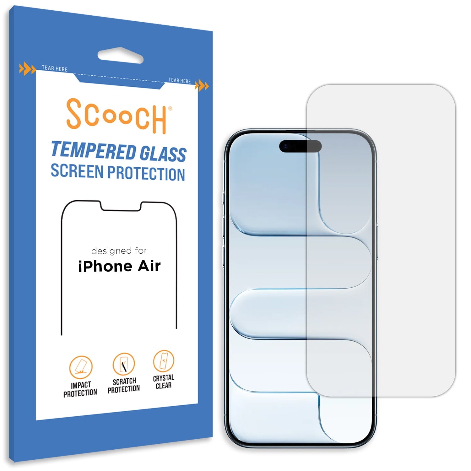 Scooch Glass screen protector for iPhone Air