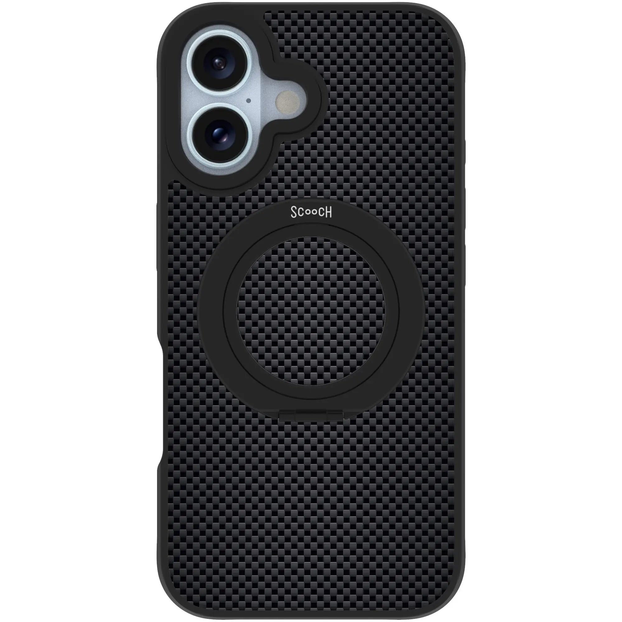Scooch MagCase in Carbon Fiber | Ultra Strong Magnetic Case for MagSafe iPhone 16 - HaloCase Case Only