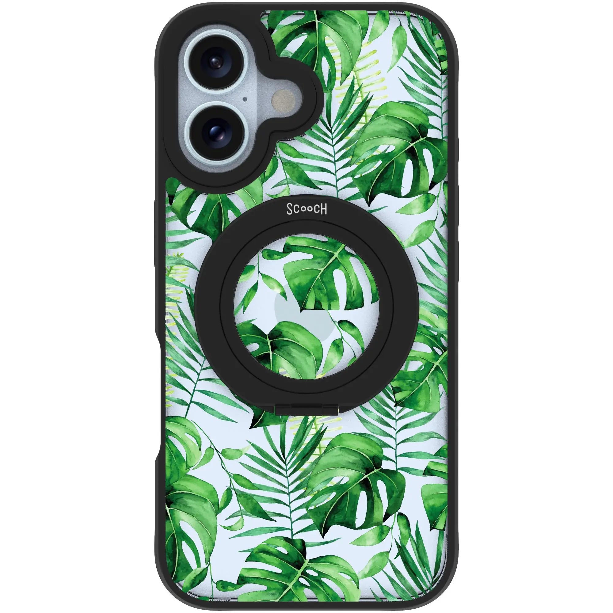 Scooch-HaloCase for iPhone 16-Monstera