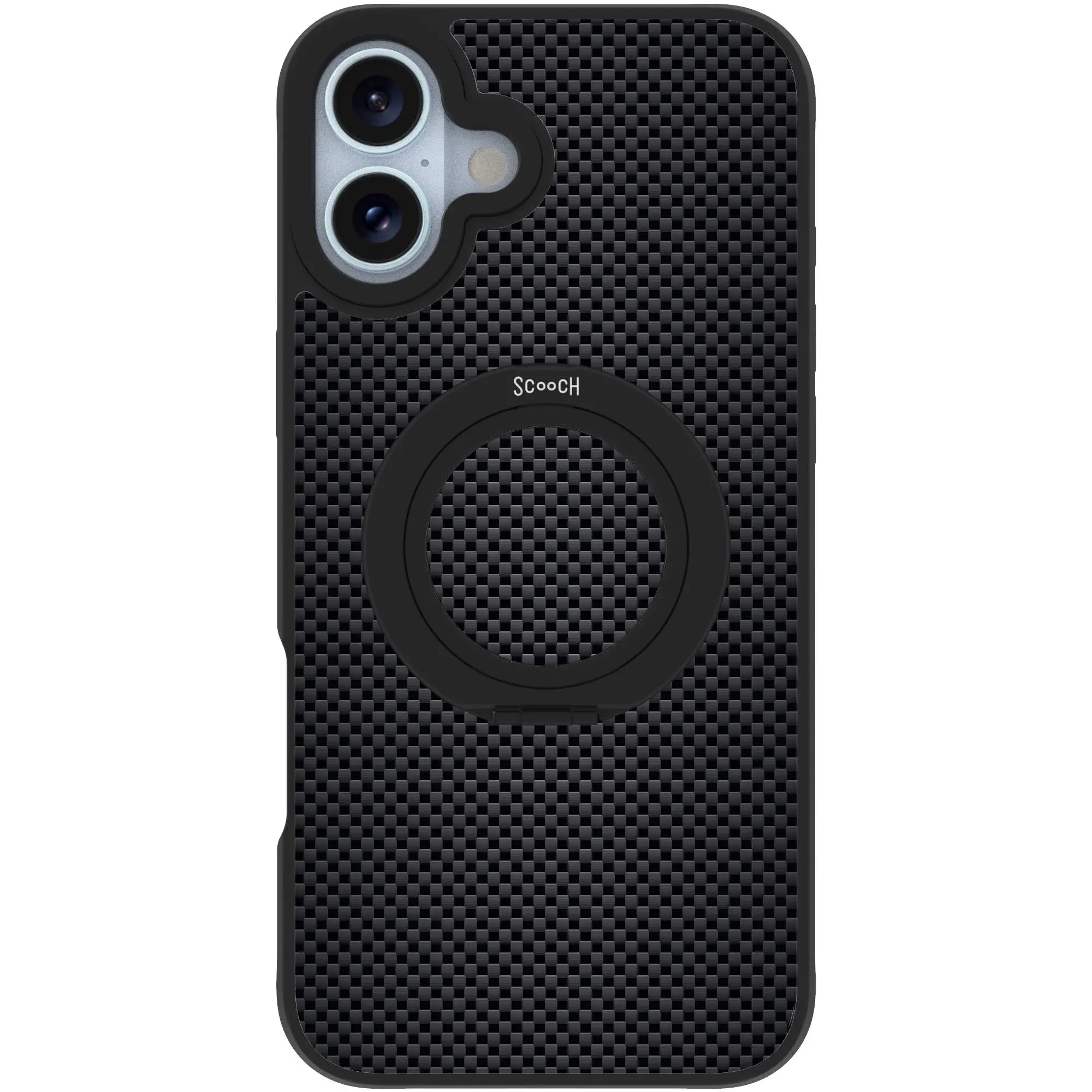 Scooch-HaloCase for iPhone 16 Plus-Carbon-Fiber