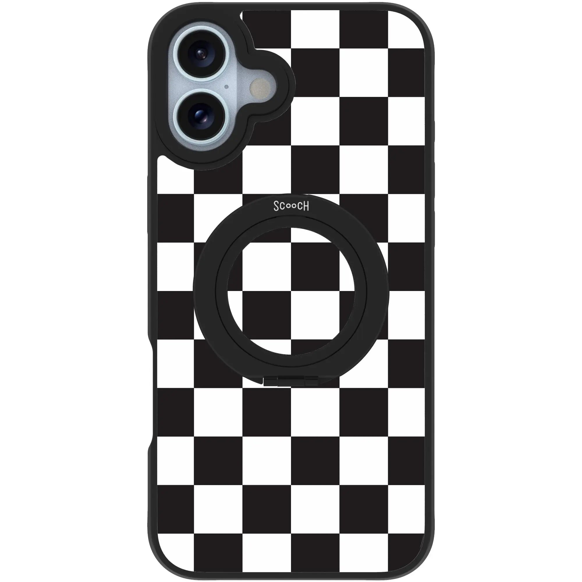 Scooch-HaloCase for iPhone 16 Plus-Checkered