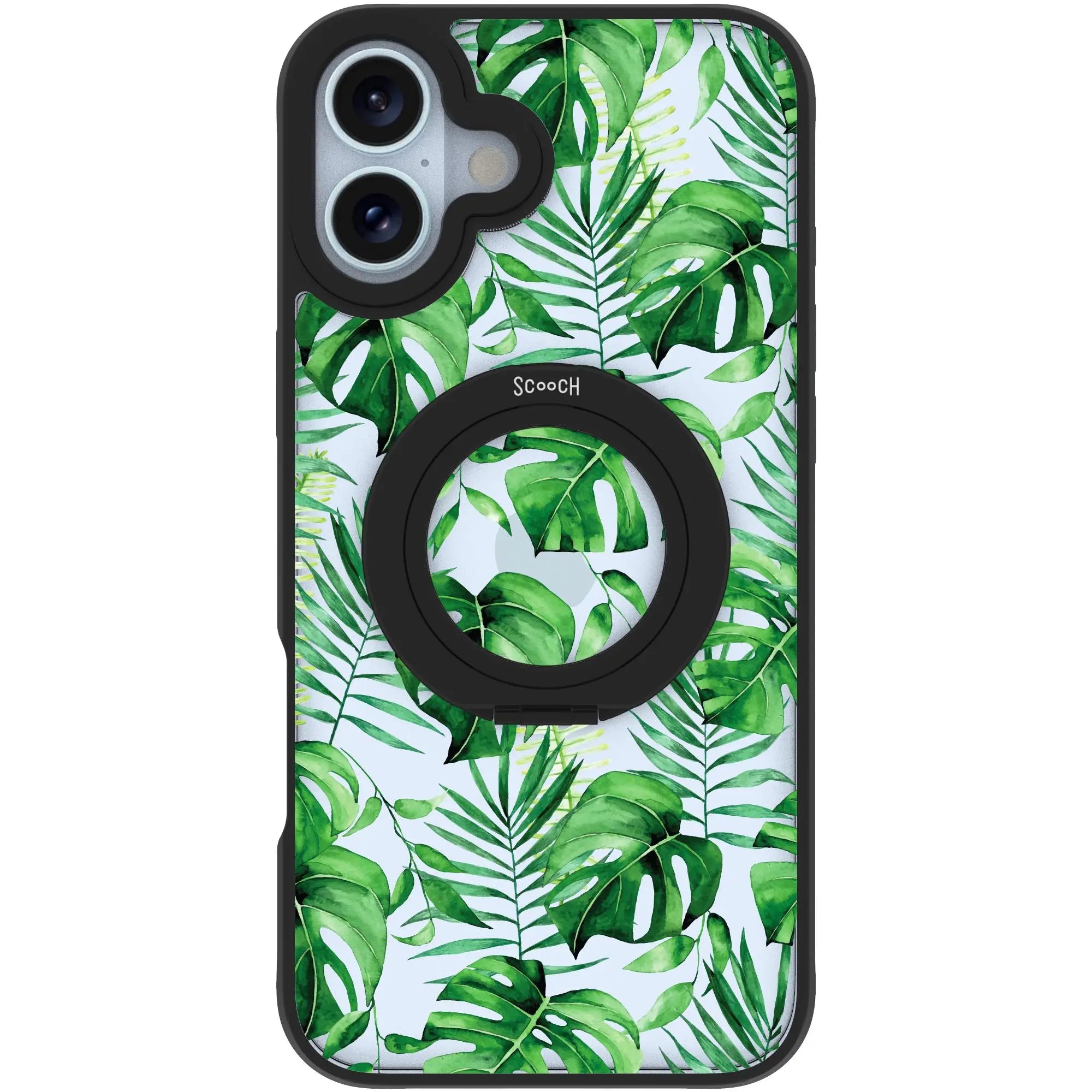 Scooch-HaloCase for iPhone 16 Plus-Monstera