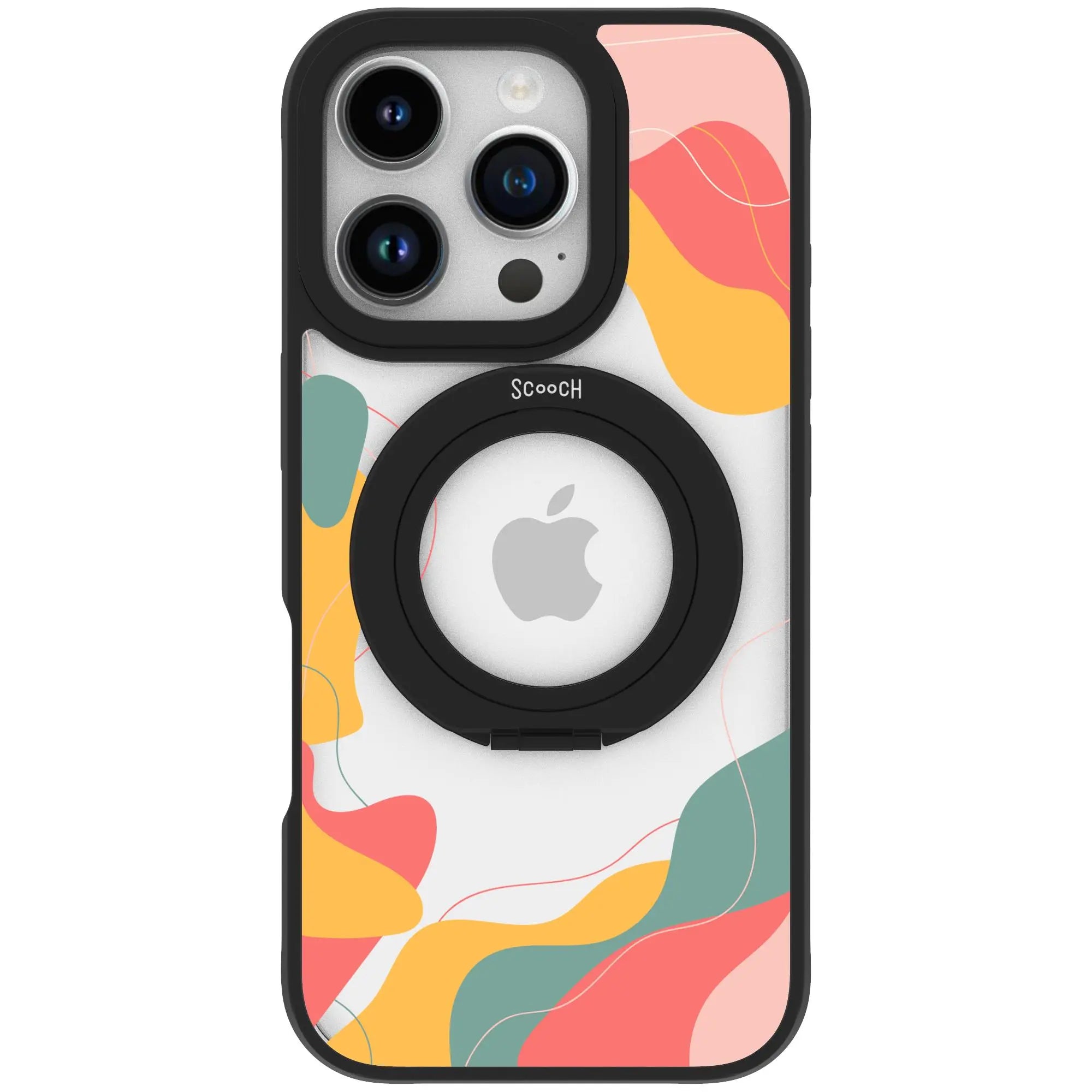 Scooch MagCase in Abstract Pastel | Ultra Strong Magnetic Case for MagSafe iPhone 16 Pro - HaloCase Case Only