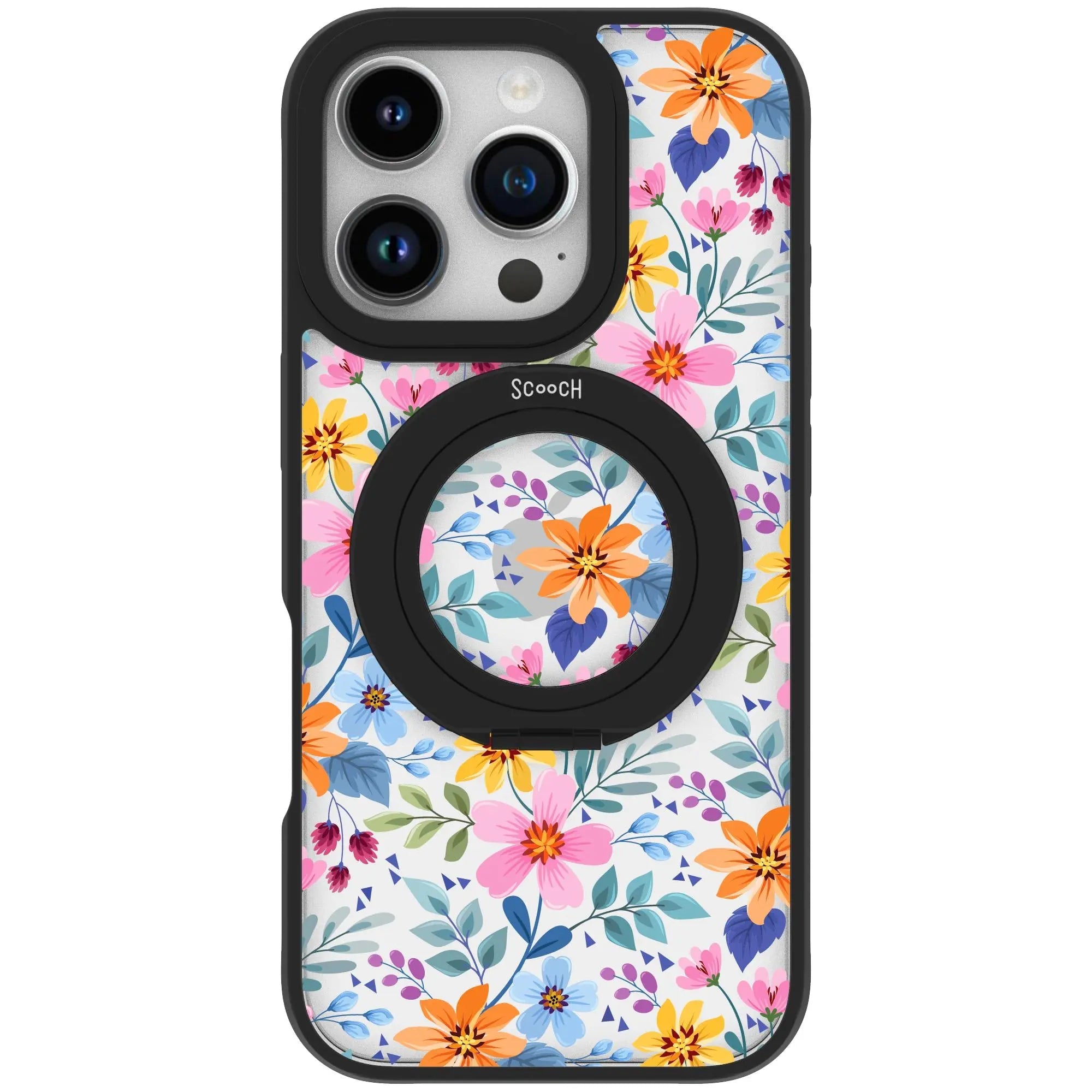 Scooch MagCase in Full Bloom | Ultra Strong Magnetic Case for MagSafe iPhone 16 Pro - HaloCase Case Only