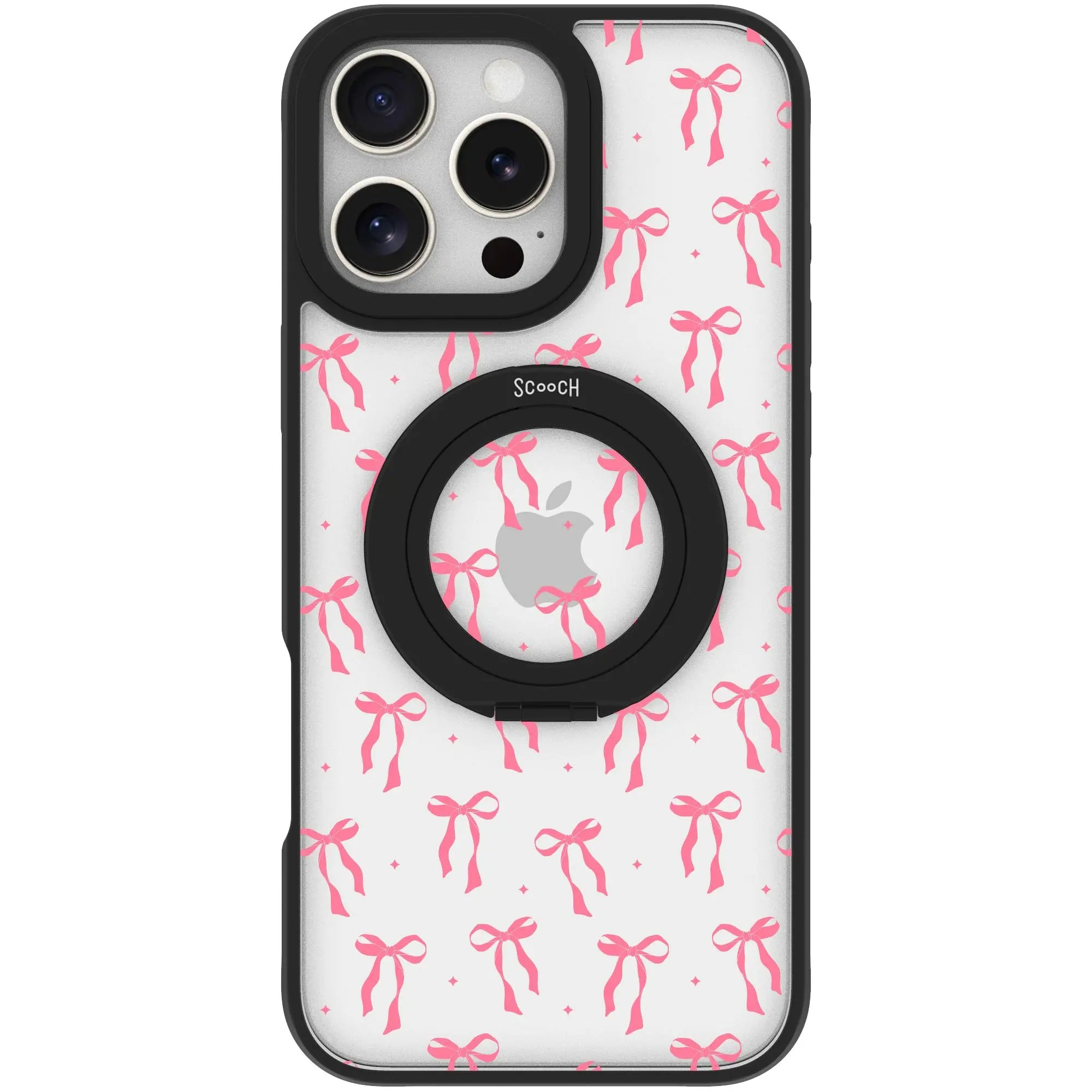 Scooch-HaloCase for iPhone 16 Pro Max-Pink-Bows