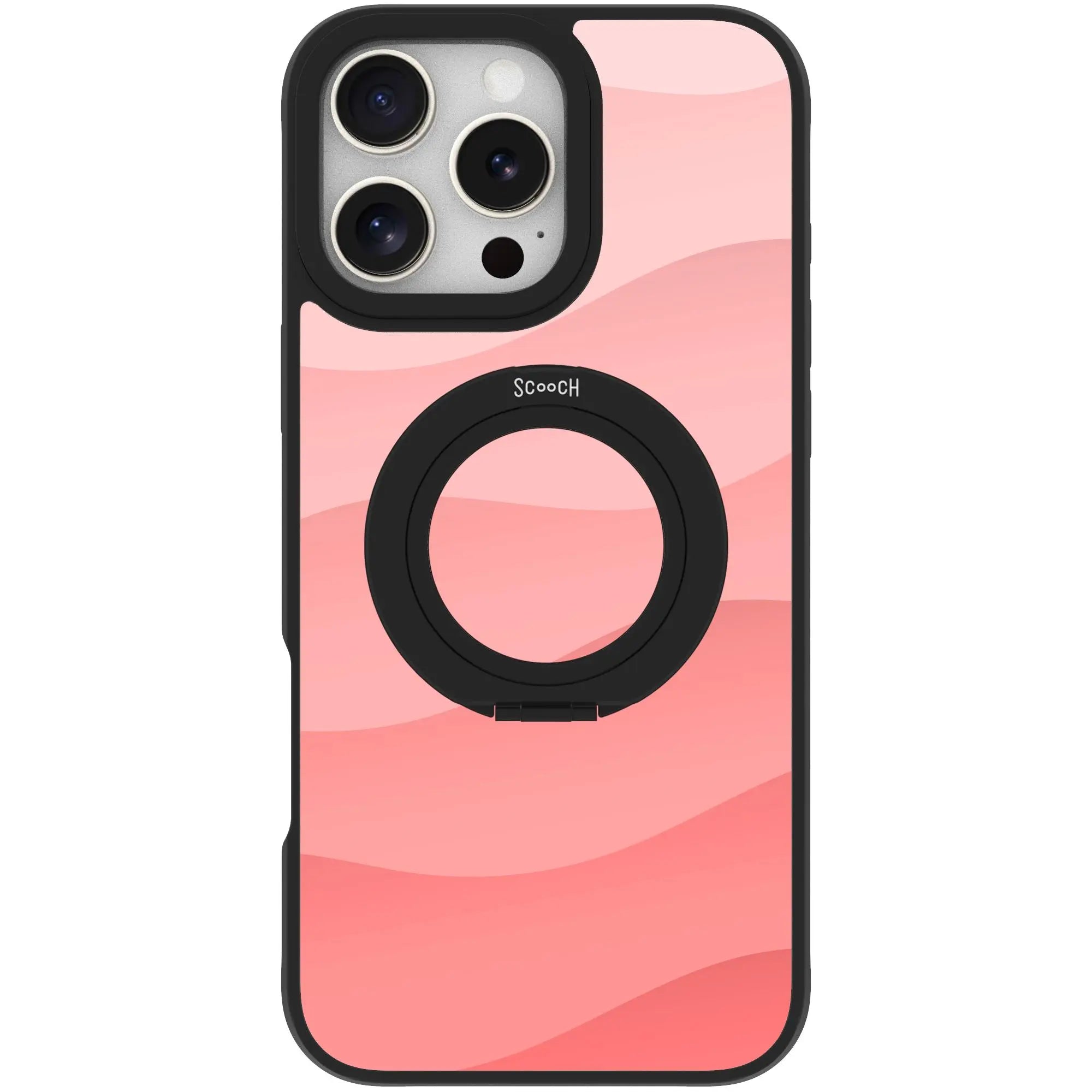 Scooch-HaloCase for iPhone 16 Pro Max-Pink-Waves