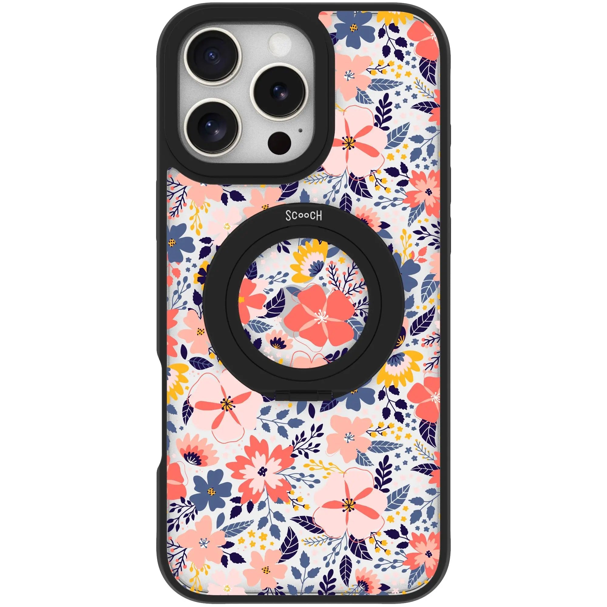 Scooch MagCase in Wildflowers | Ultra Strong Magnetic Case for MagSafe iPhone 16 Pro Max - HaloCase Case Only