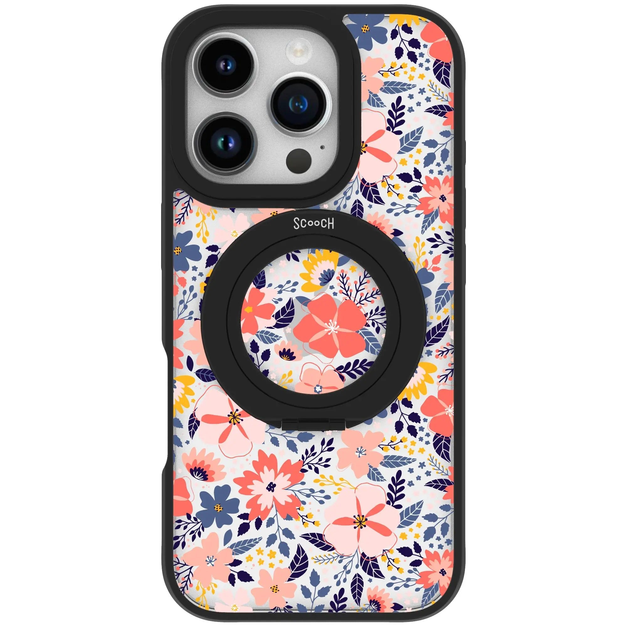 Scooch MagCase in Wildflowers | Ultra Strong Magnetic Case for MagSafe iPhone 16 Pro - HaloCase Case Only