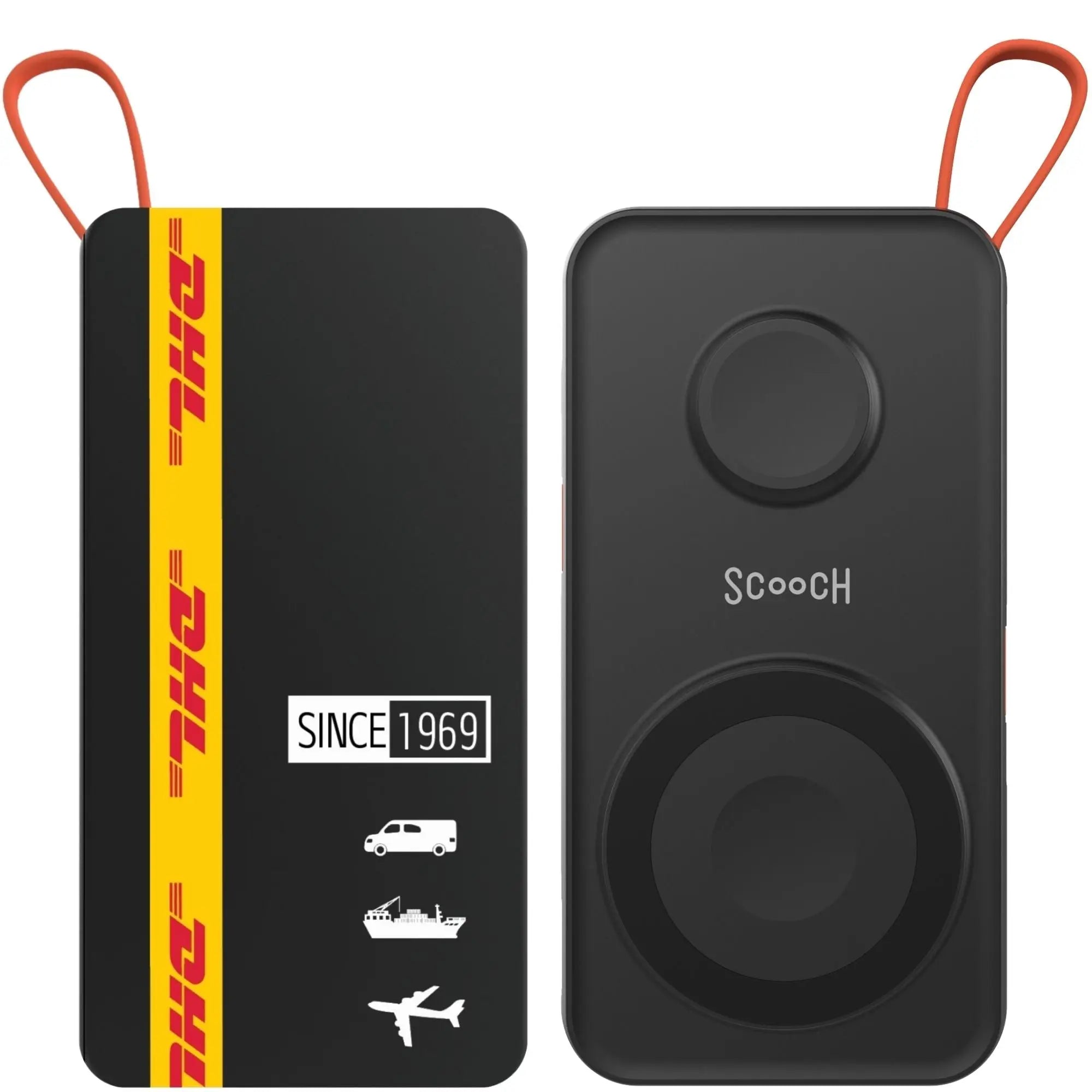 Scooch-JuiceBank Pro for MagSafe - 10,000 mAh 5-in-1 MagSafe Power Bank (DHL Shipping Tape Design)-