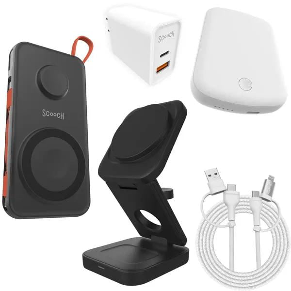 Scooch-JuiceBundle Ultimate - JuiceBank Pro, JuiceBank Go, JuiceDock, JuicePlug and JuiceCord 4-in-1-