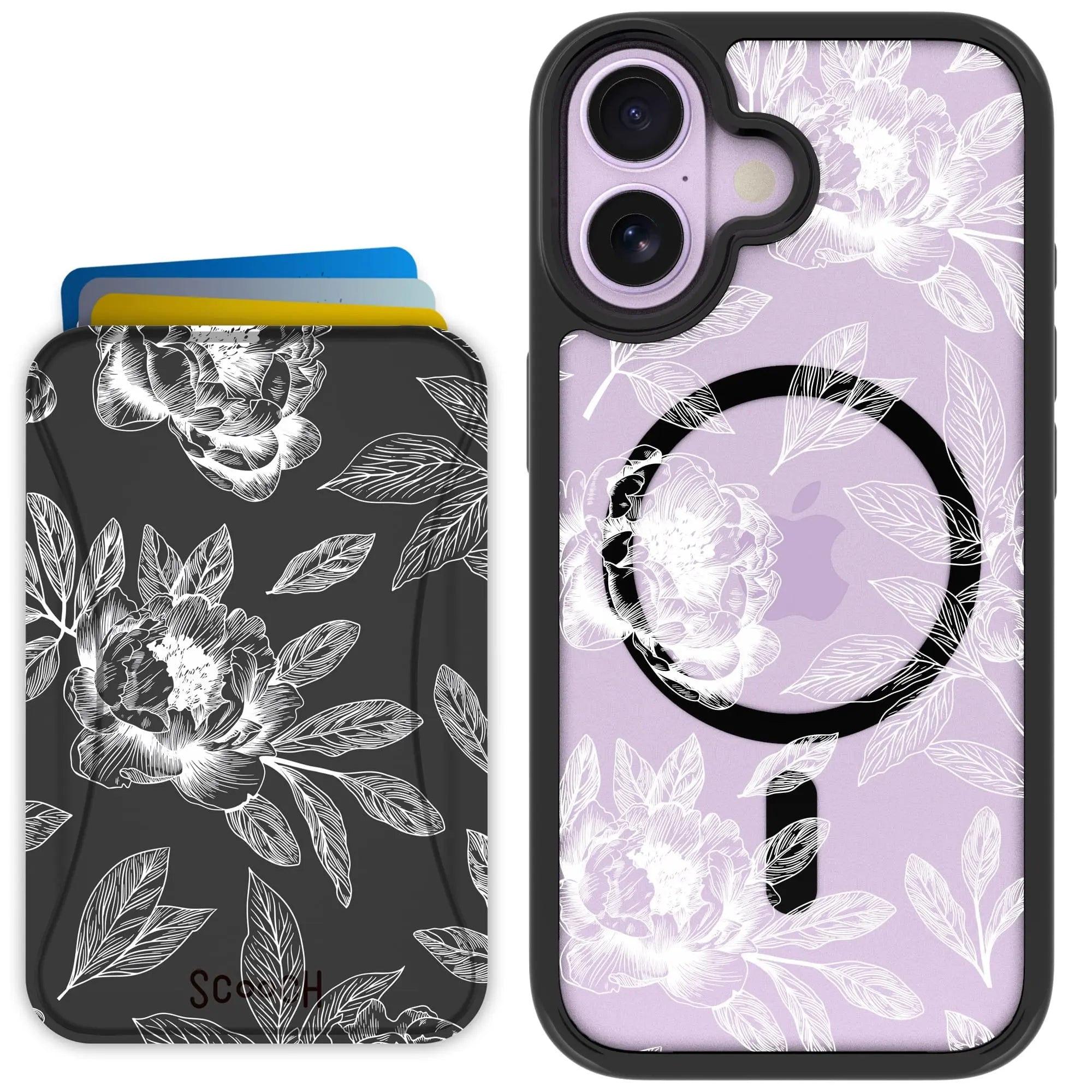 Scooch-MagCase + MagWallet 2.0 MixMatch Bundle for iPhone 17-Chinoiserie