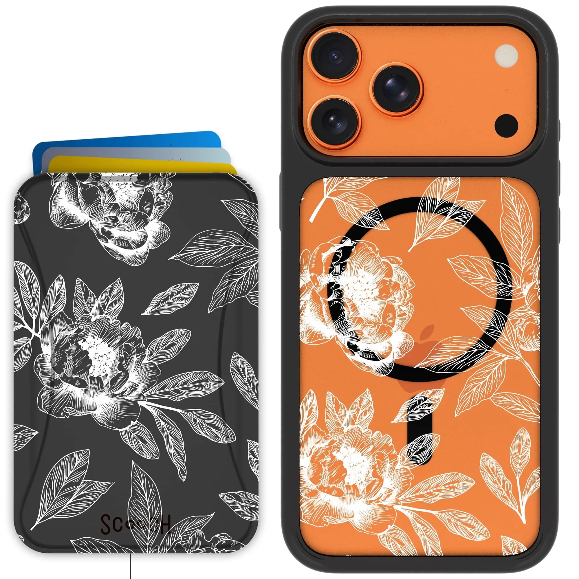 Scooch-MagCase + MagWallet 2.0 MixMatch Bundle for iPhone 17 Pro Max-Chinoiserie